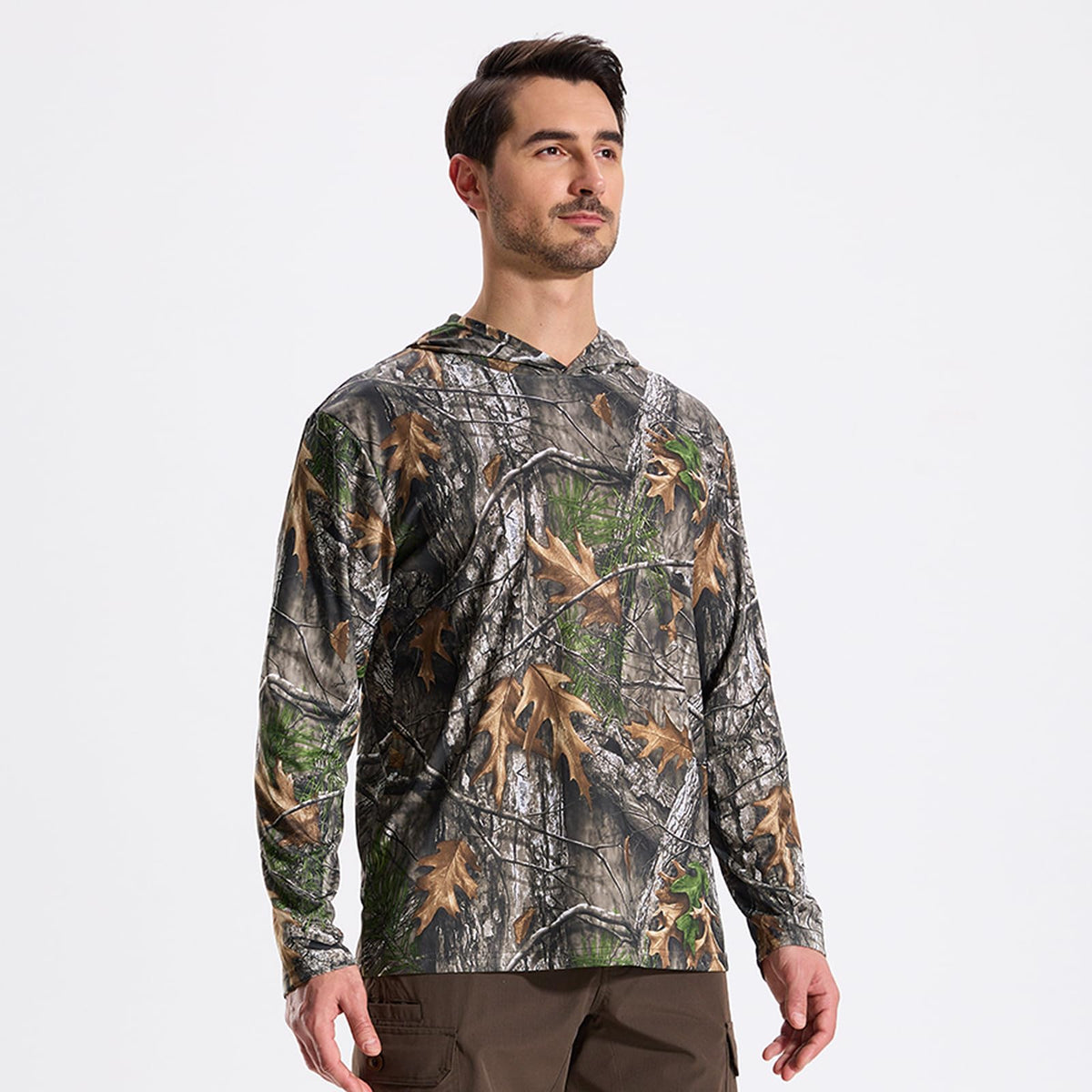 Lightweight Hunting Hoodie T50 — Loogu Super Tree Camo