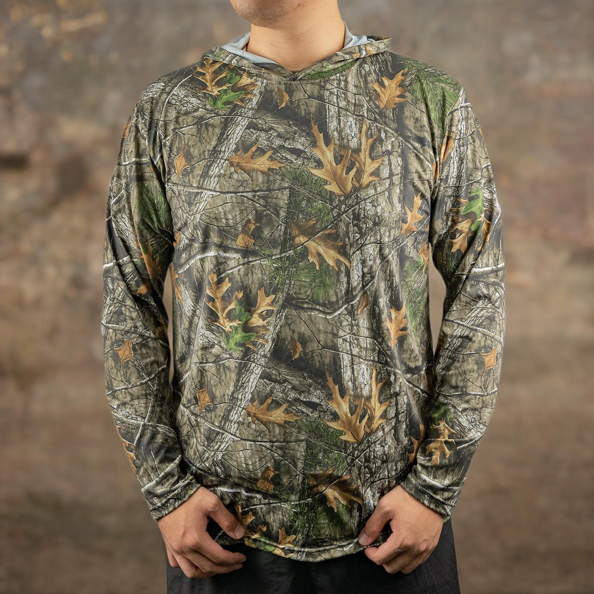 Lightweight Hunting Hoodie T50 — Loogu Super Tree Camo