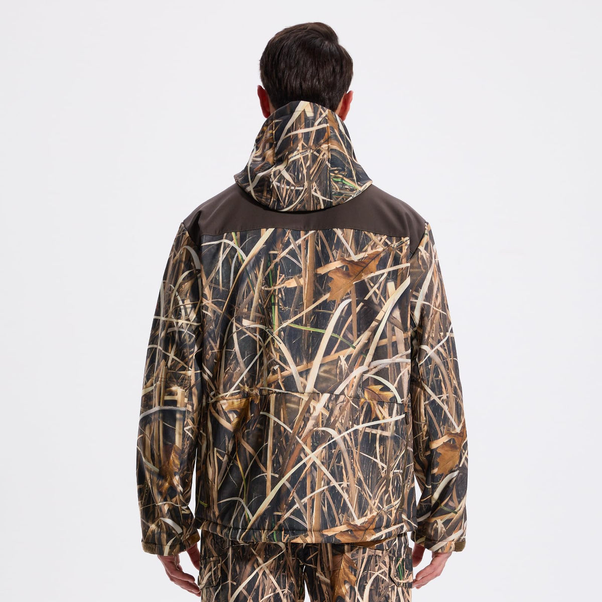 Fleece-Lined Softshell Jacket M50-1 — Brown,Loogu Grass Shadow