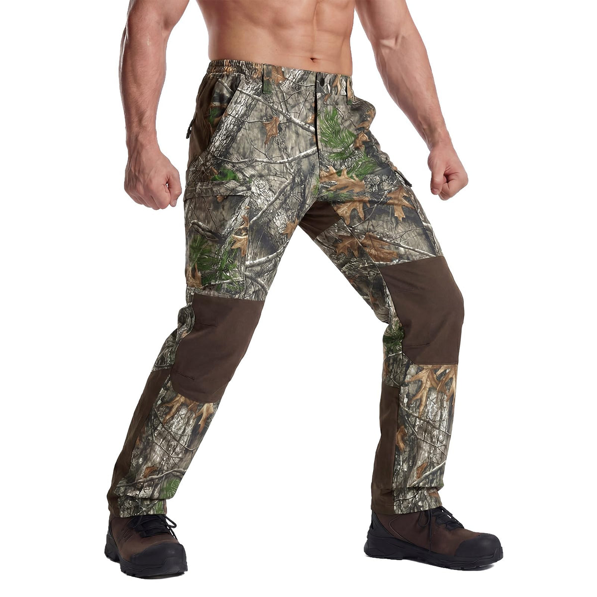LOOGU Camo Hunting Pants 7 Pockets H70 — Loogu Super Tree Camo Dark Brown
