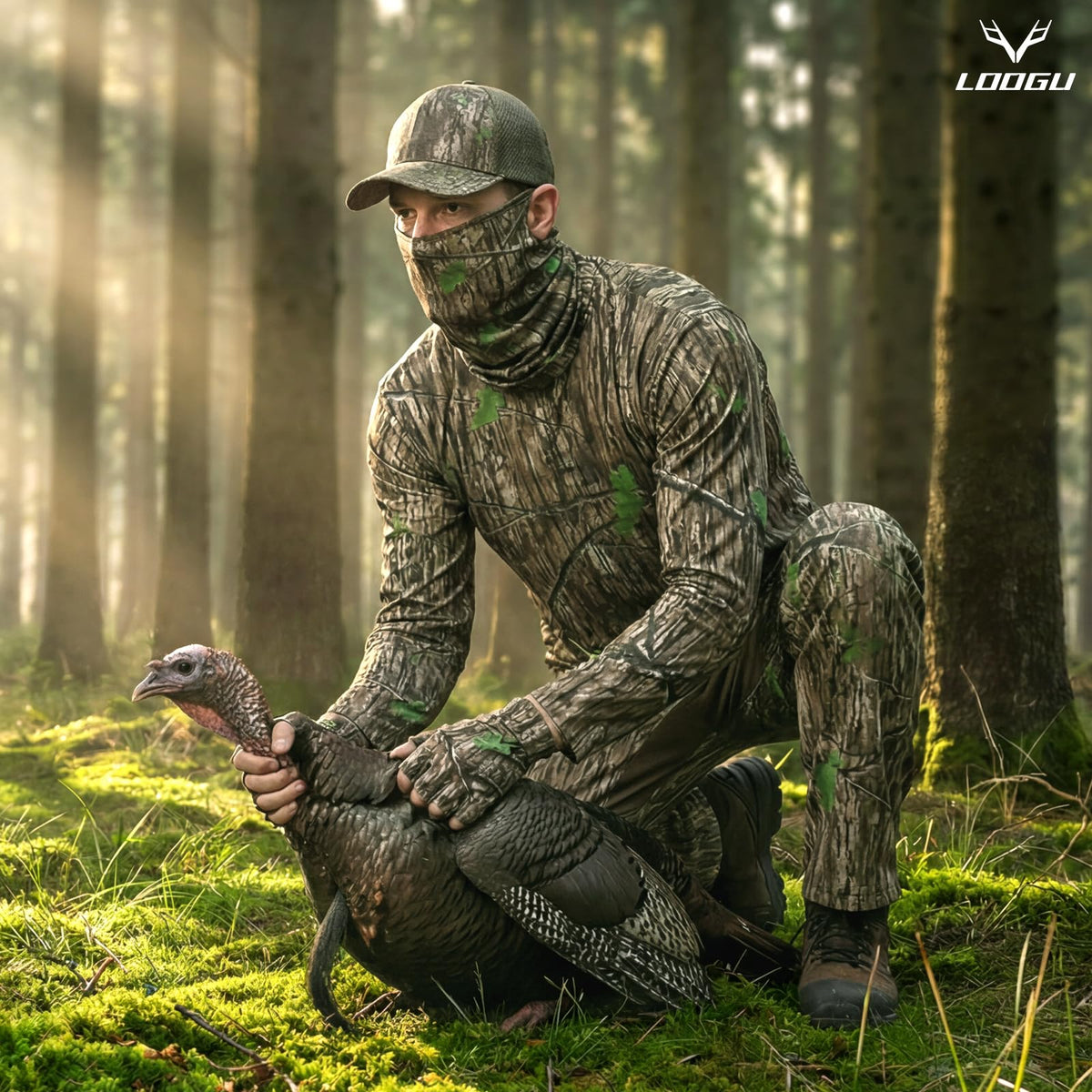 LOOGU Hunting Camo Shirt T20 — Loogu Ents Green