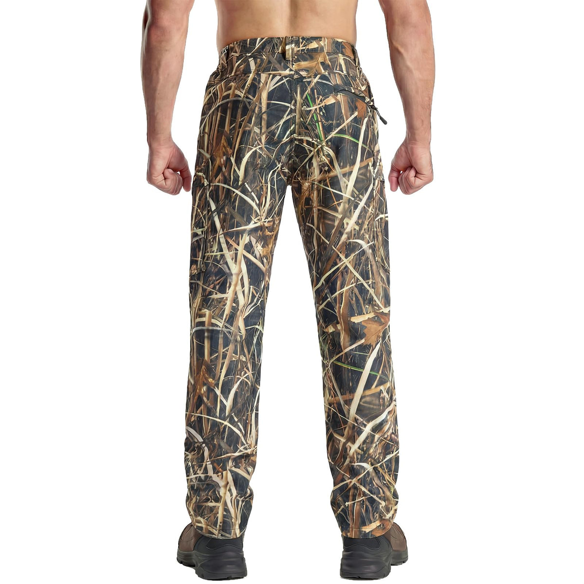 LOOGU Camo Hunting Fleece Insulation Pants 5 pocket P10-1 — Loogu Grass Shadow
