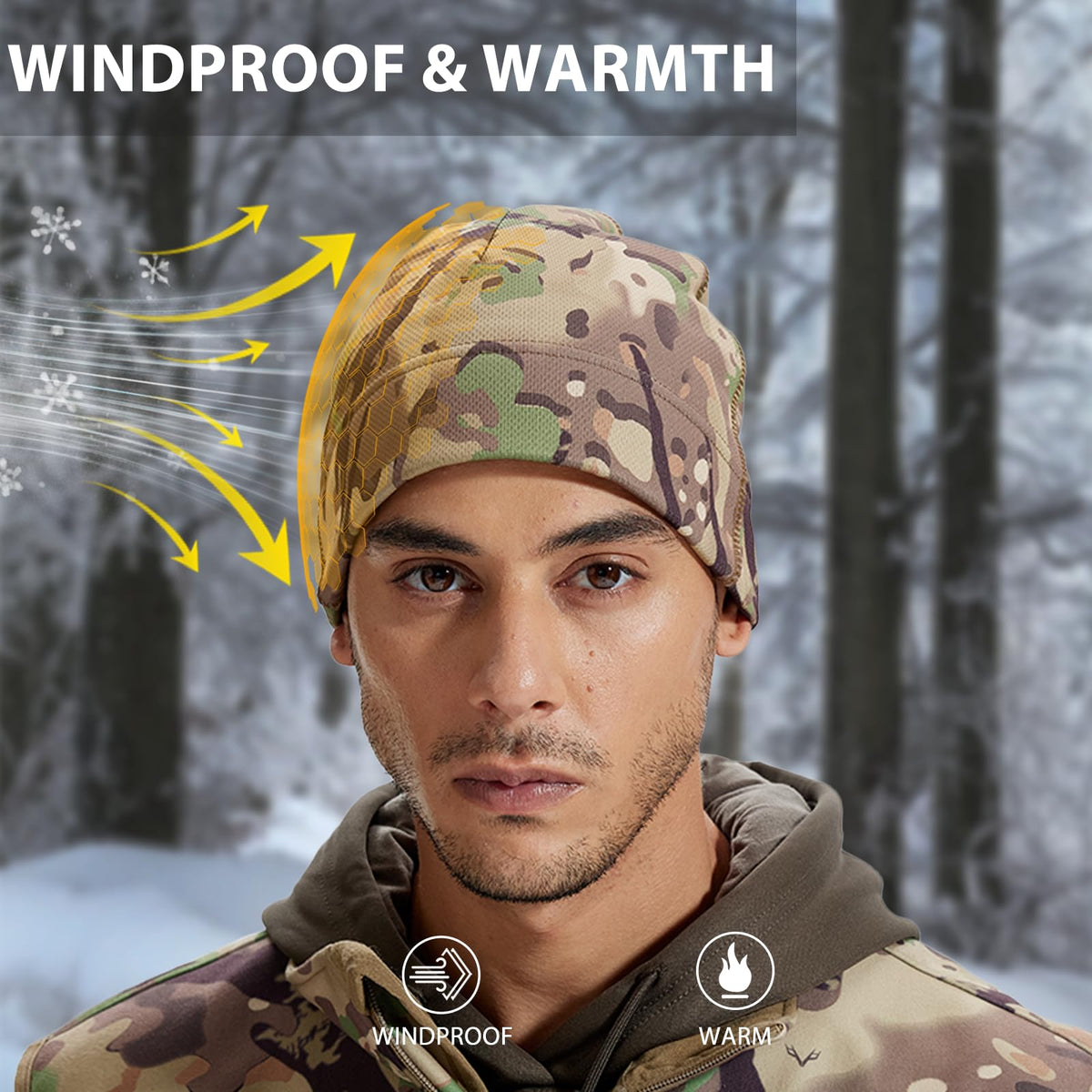LOOGU Unisex Camo Beanie Hat for Hunting B09 — Loogu Spretta MT
