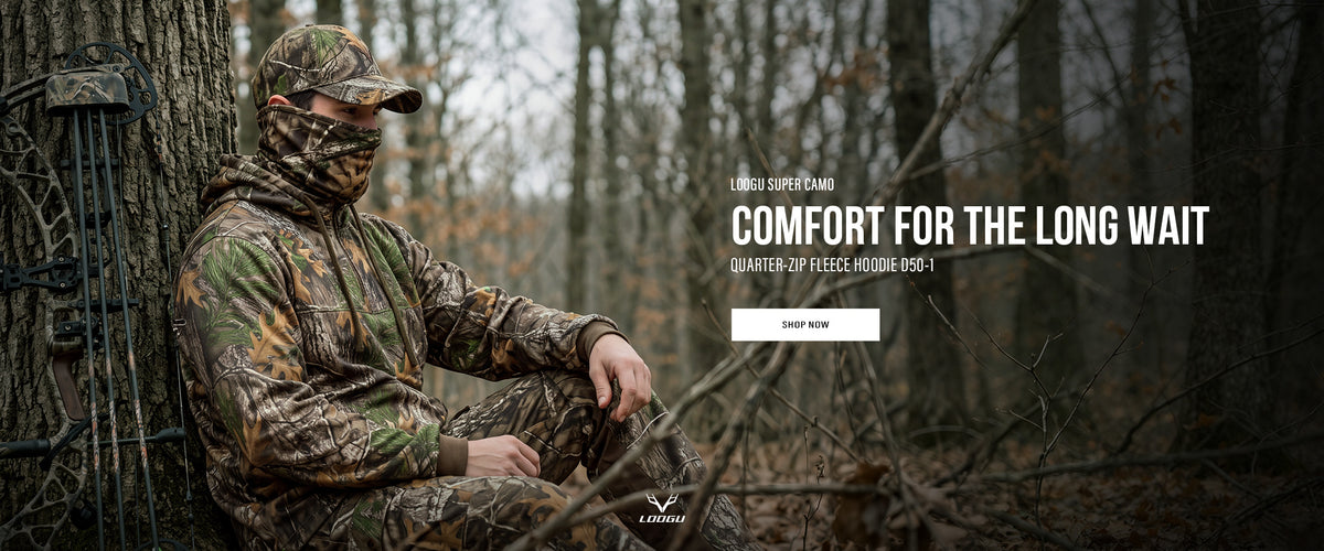 D50-1 fleece hoodie for hunting