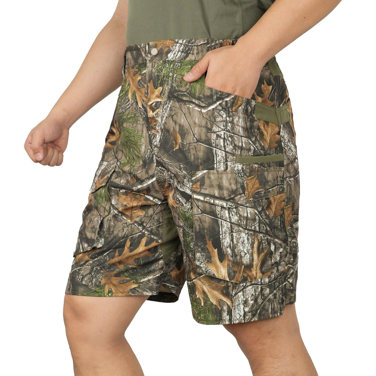 Camo Hunting Cargo Shorts H60S
