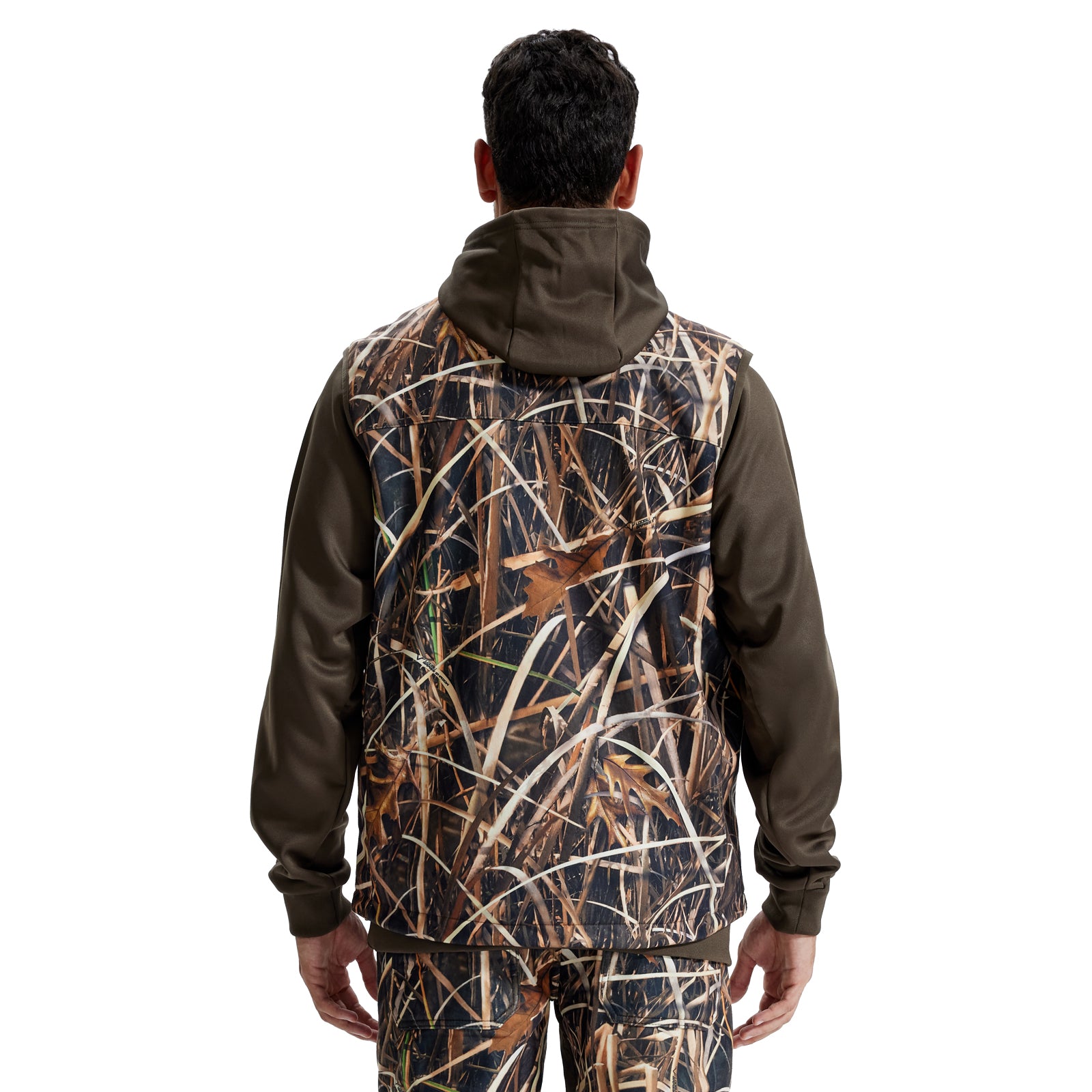 LOOGU Mens Camo Hunting Fleece Insulation Vest M10-1