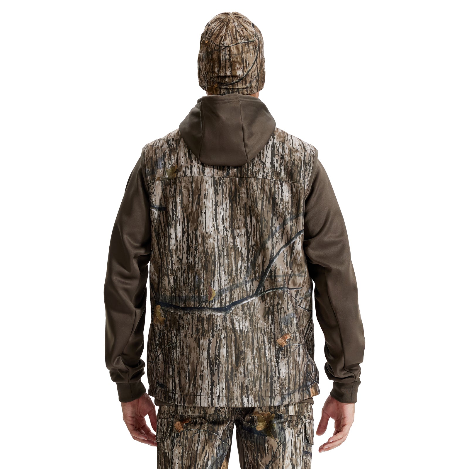 LOOGU Mens Camo Hunting Fleece Insulation Vest M10-1