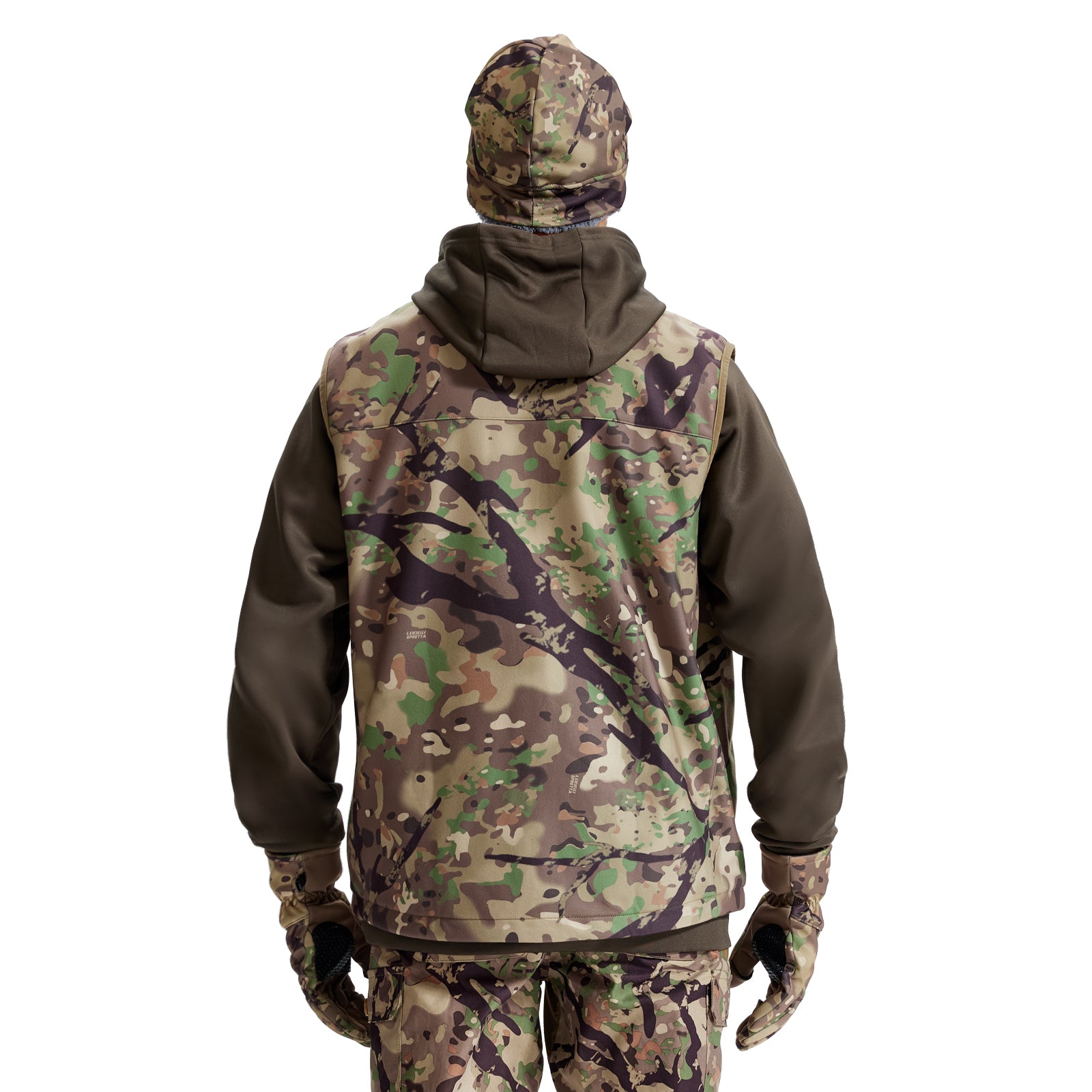 LOOGU Mens Camo Hunting Fleece Insulation Vest M10-1