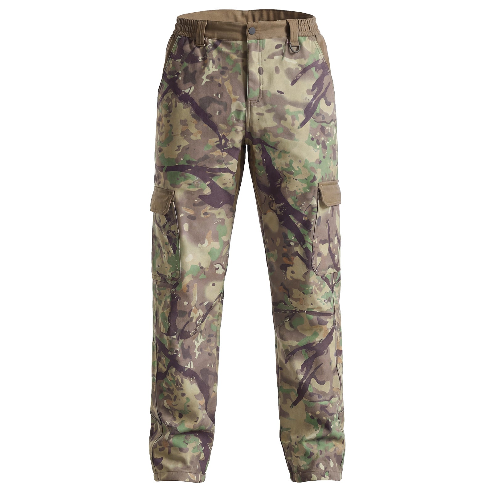 LOOGU Camo Hunting Fleece Insulation Pants 6 pocket P20-1