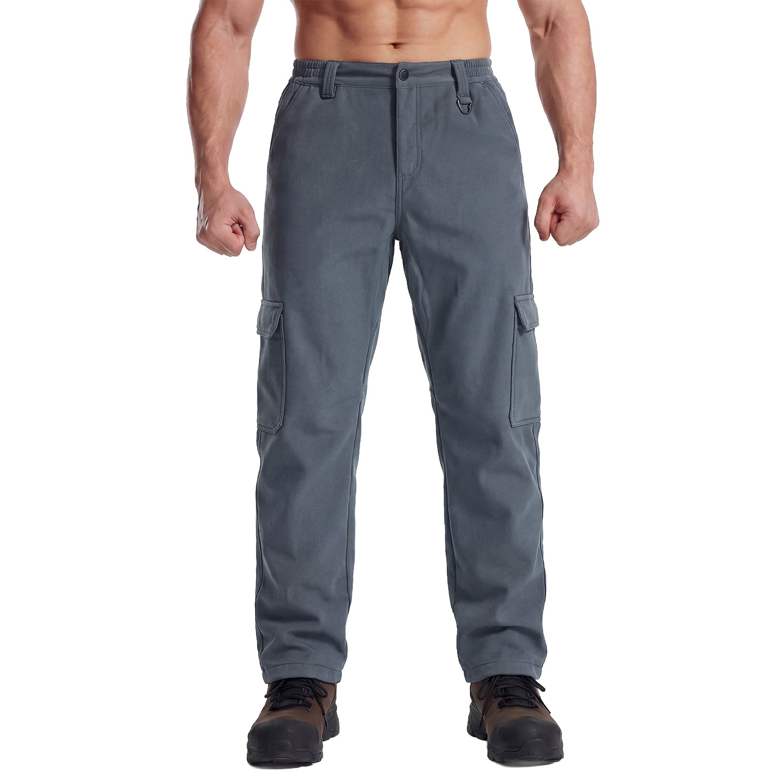 LOOGU Hiking Workwear Fleece Insulation Pants 6 pocket P20-1