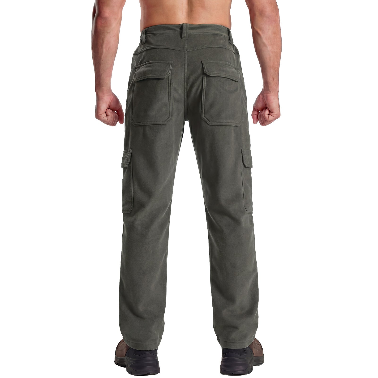 LOOGU Hiking Workwear Fleece Insulation Pants 6 pocket P20-1
