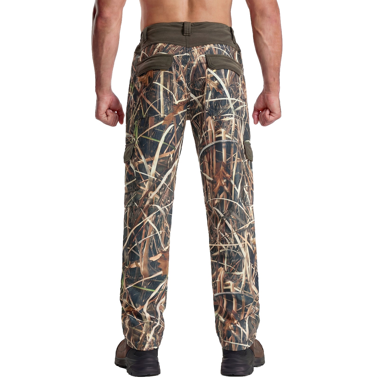 LOOGU Camo Hunting Fleece Insulation Pants 6 pocket P20-1