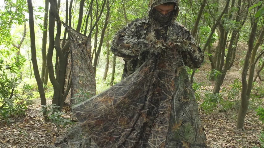 LOOGU Leaf cutting Nonwovens Camo Netting Super Tree Camo