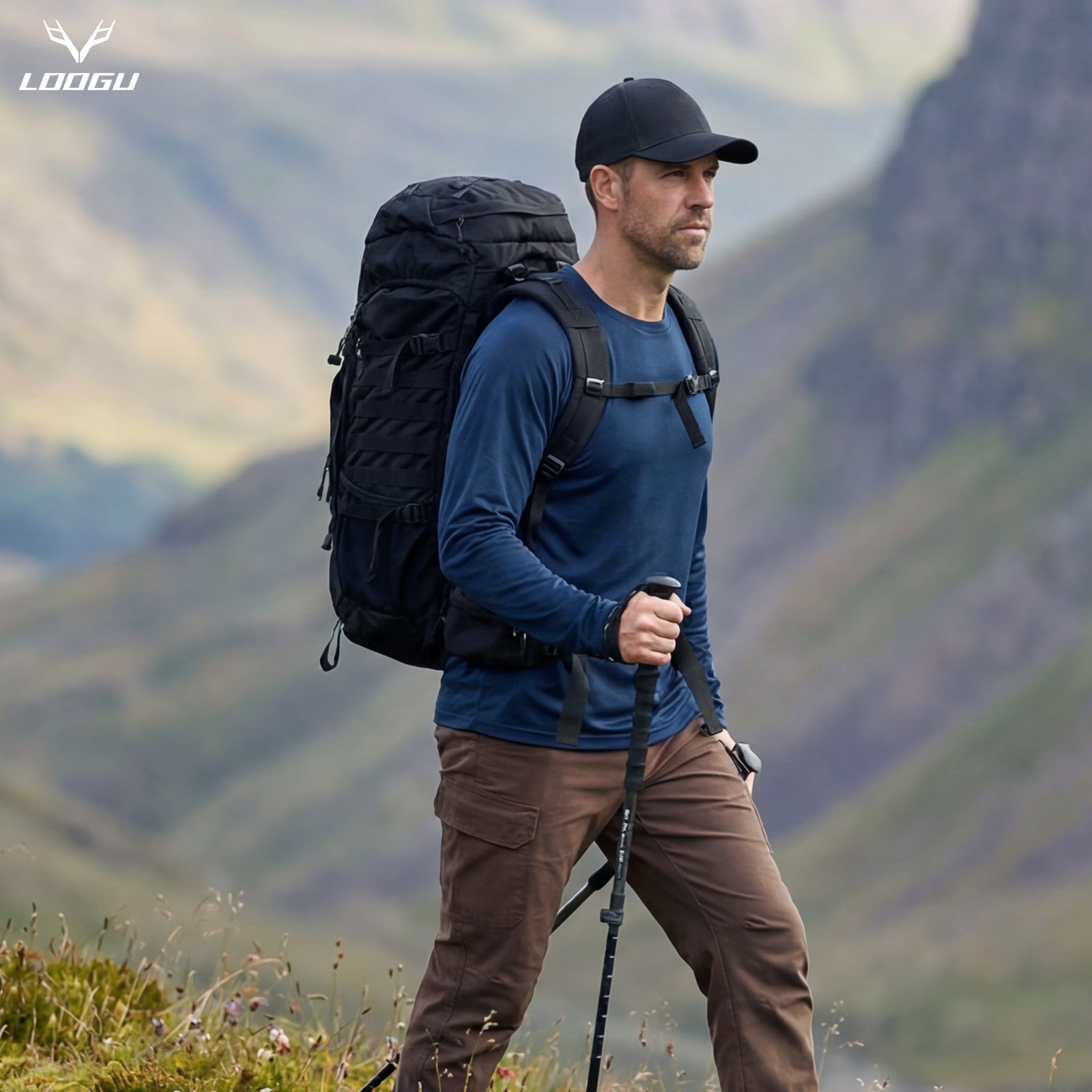 LOOGU Outdoor Hiking Long Sleeve Shirt T30