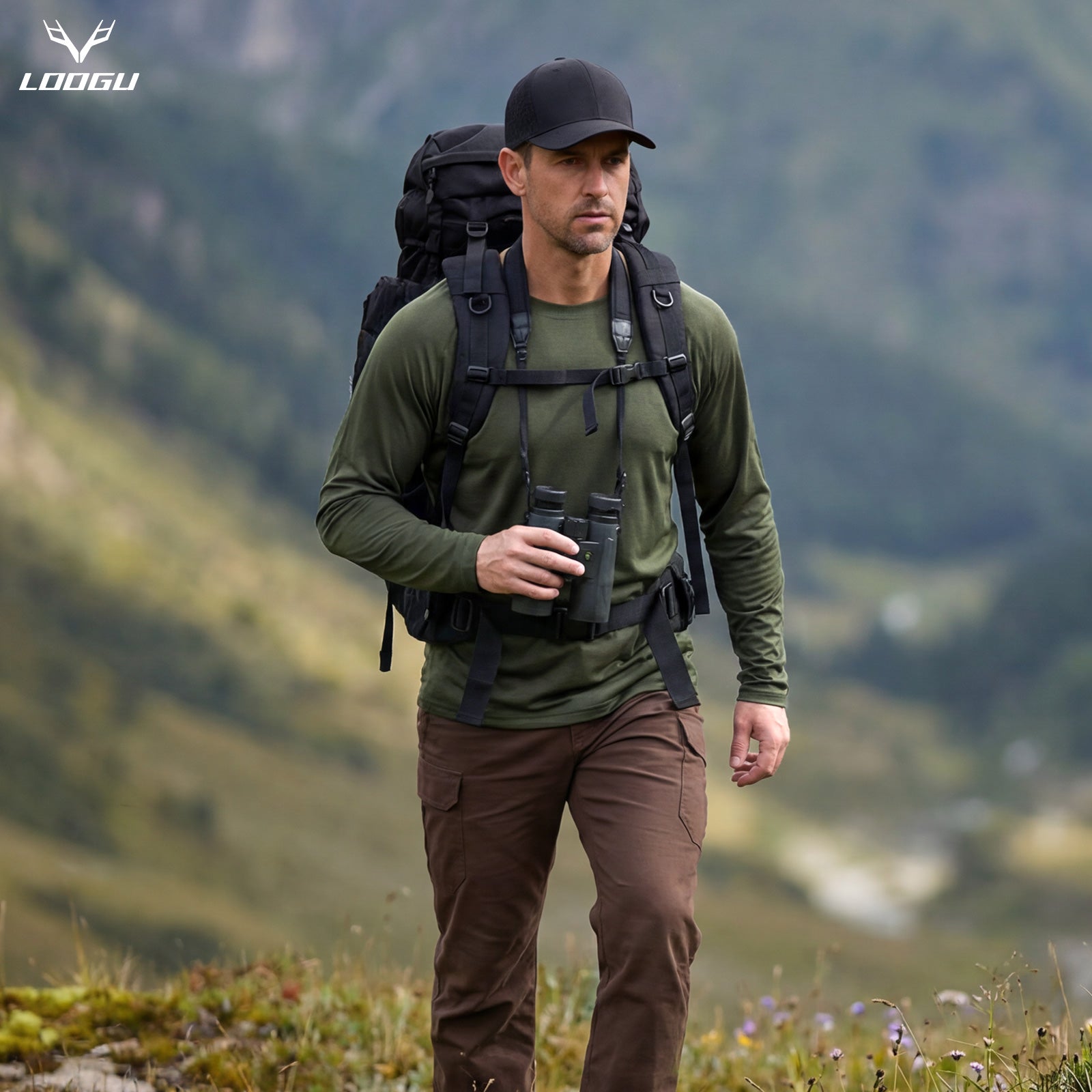 LOOGU Outdoor Hiking Long Sleeve Shirt T30