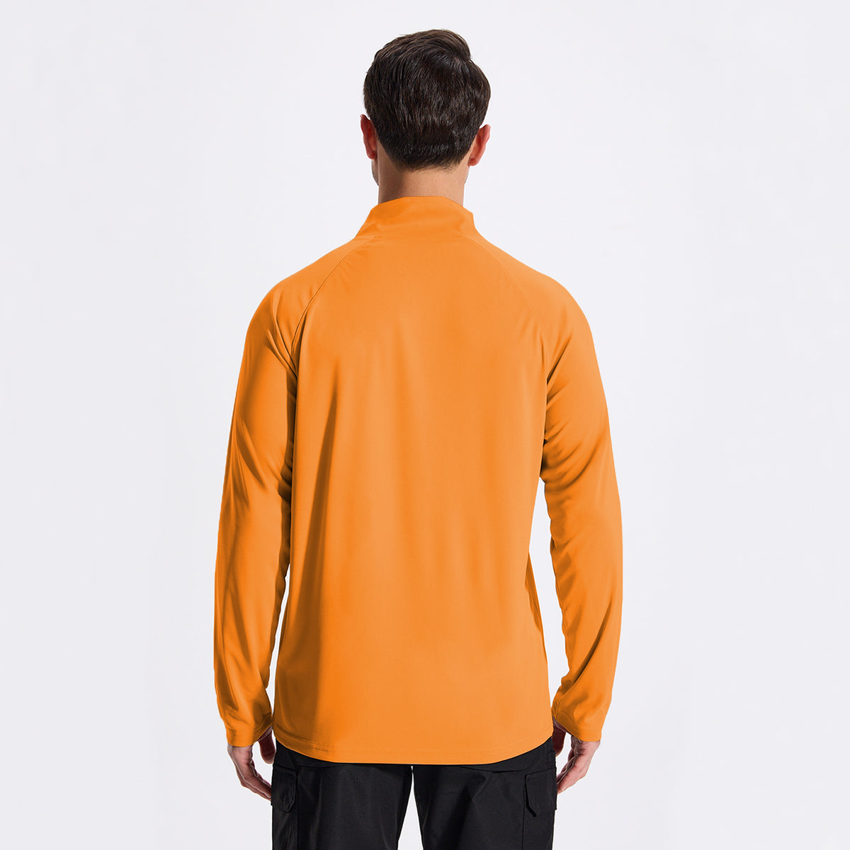 LOOGU Men's UPF50+ Quarter Zip Pullover Long Sleeve T40