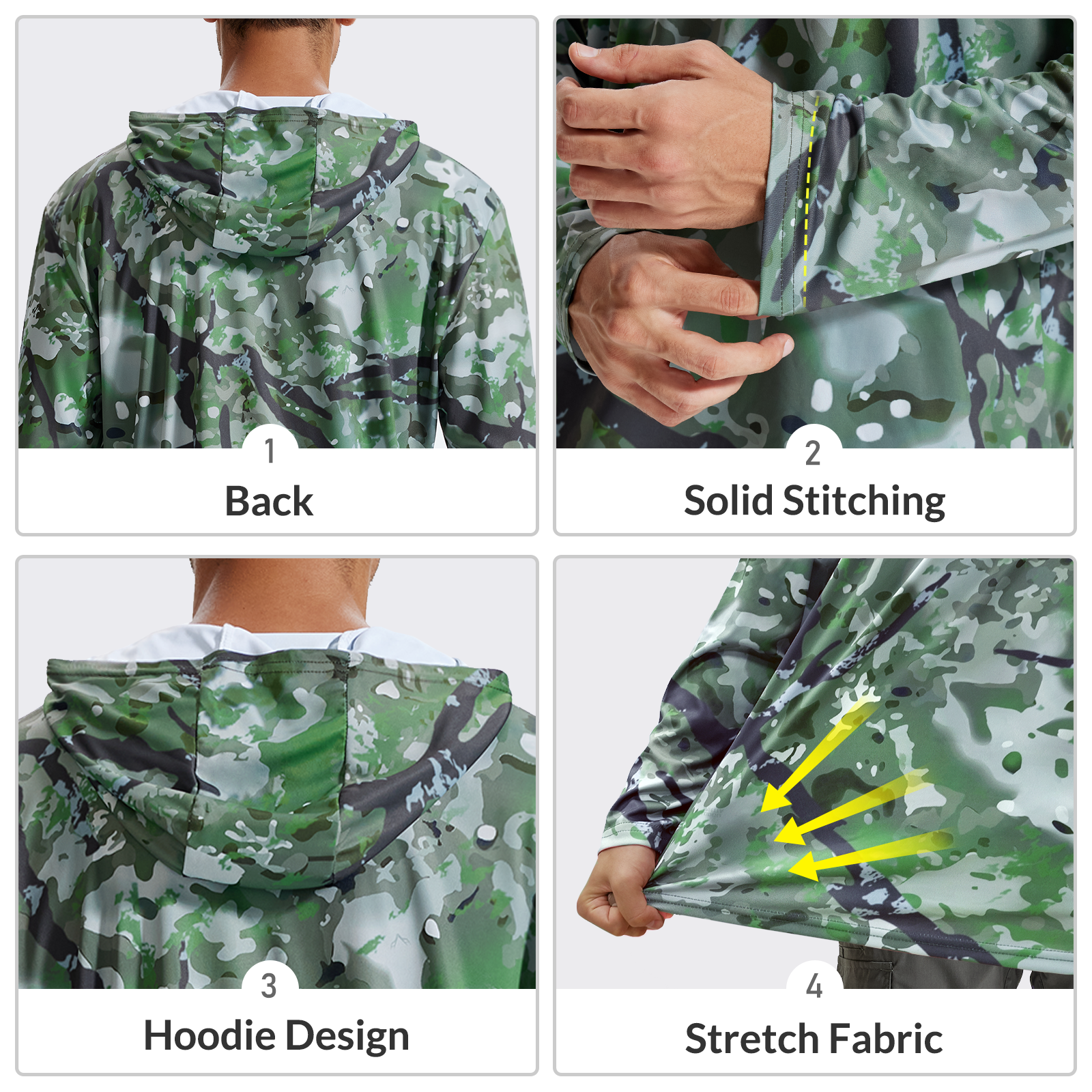 LOOGU Hunting Long Sleeve Hoodie T50