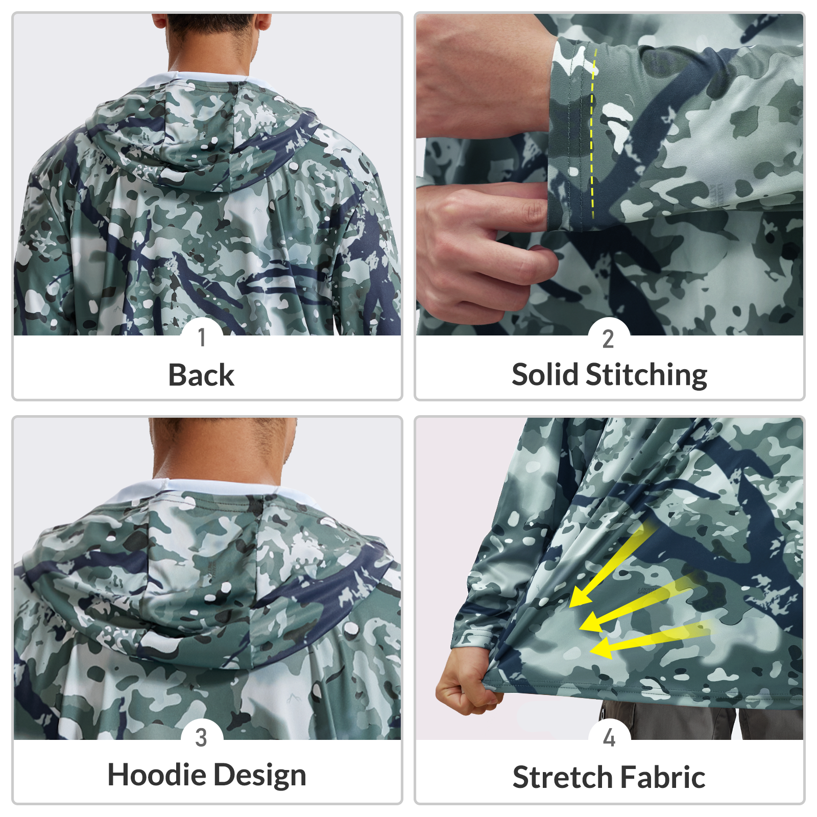LOOGU Hunting Long Sleeve Hoodie T50