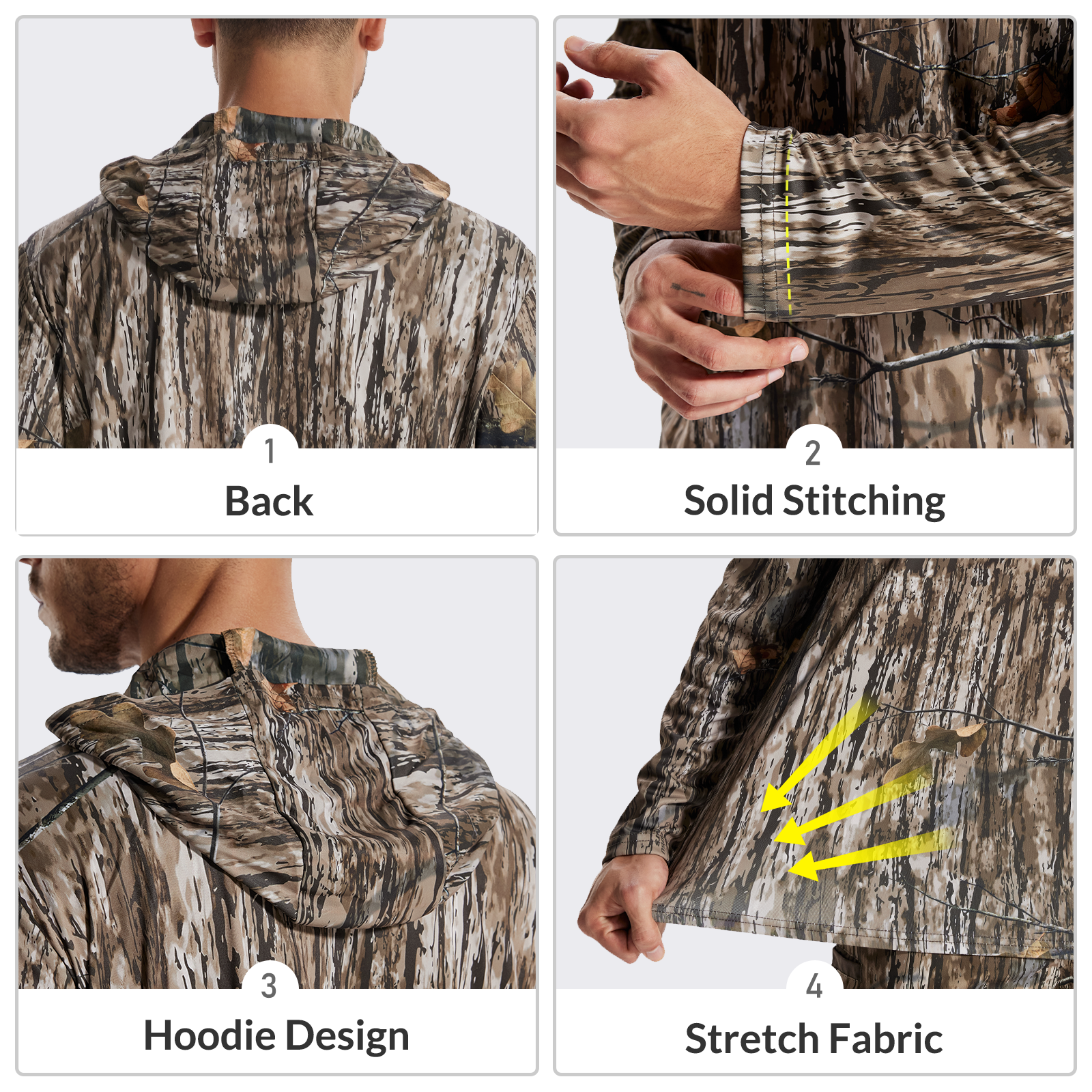 LOOGU Hunting Long Sleeve Hoodie T50