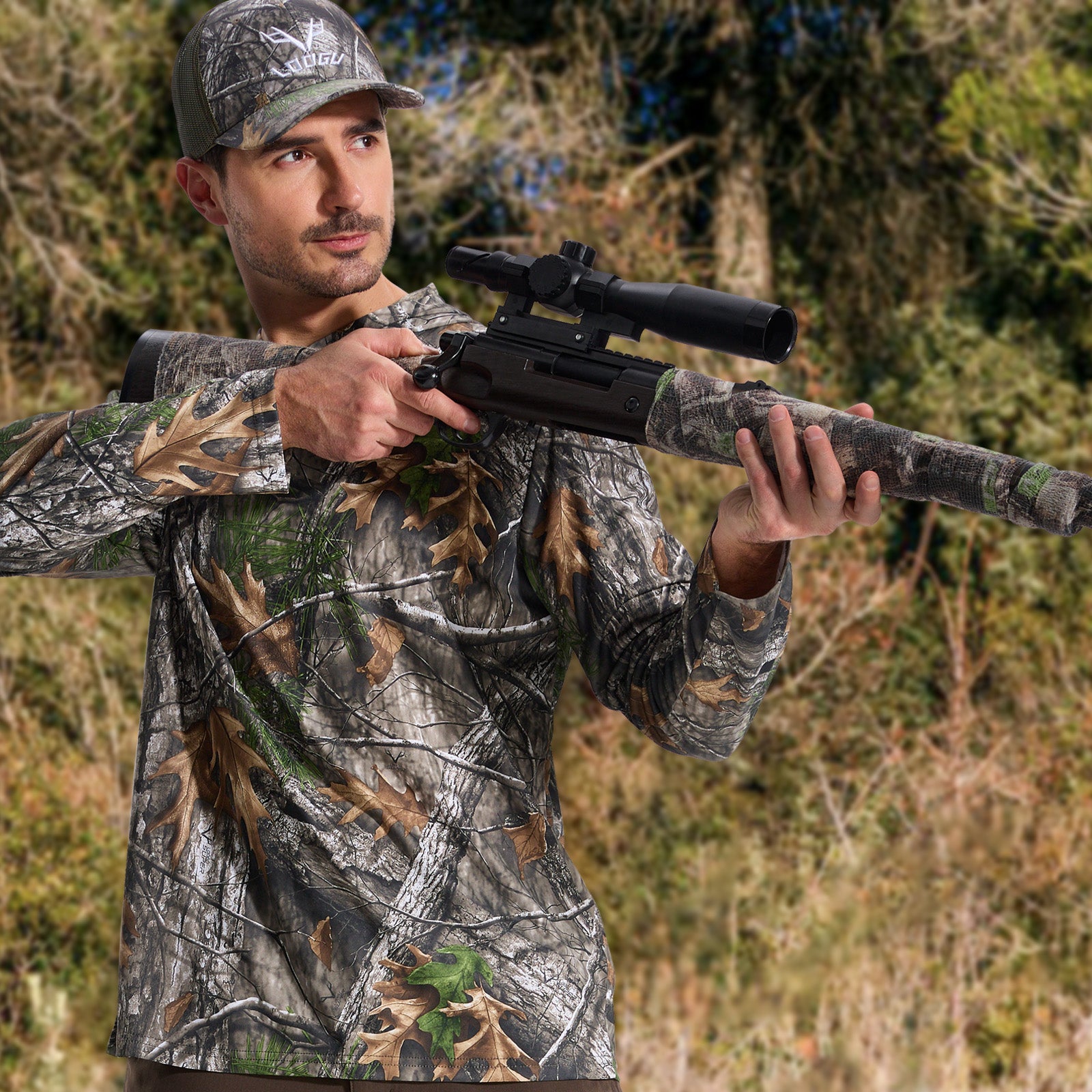 LOOGU Hunting Long Sleeve Hoodie T50