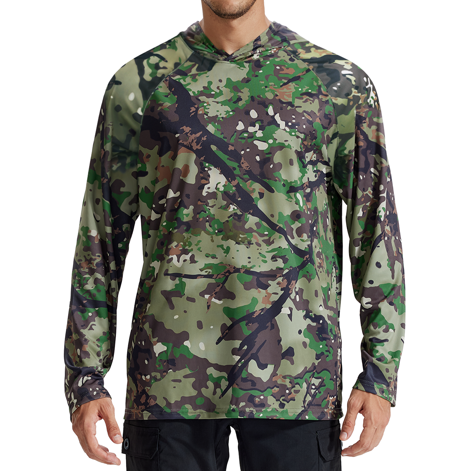 LOOGU Hunting Hoodie Long Sleeve Shirt T70