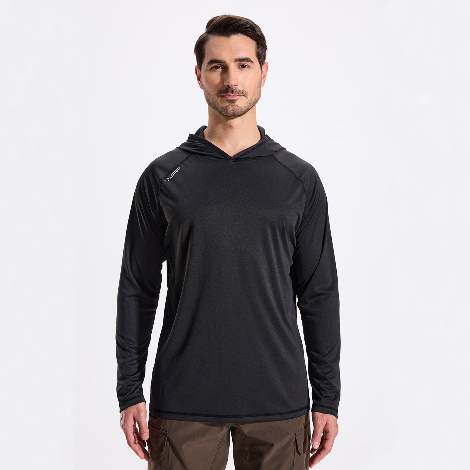 LOOGU Men's UPF 50+ Long Sleeve Shirts T70