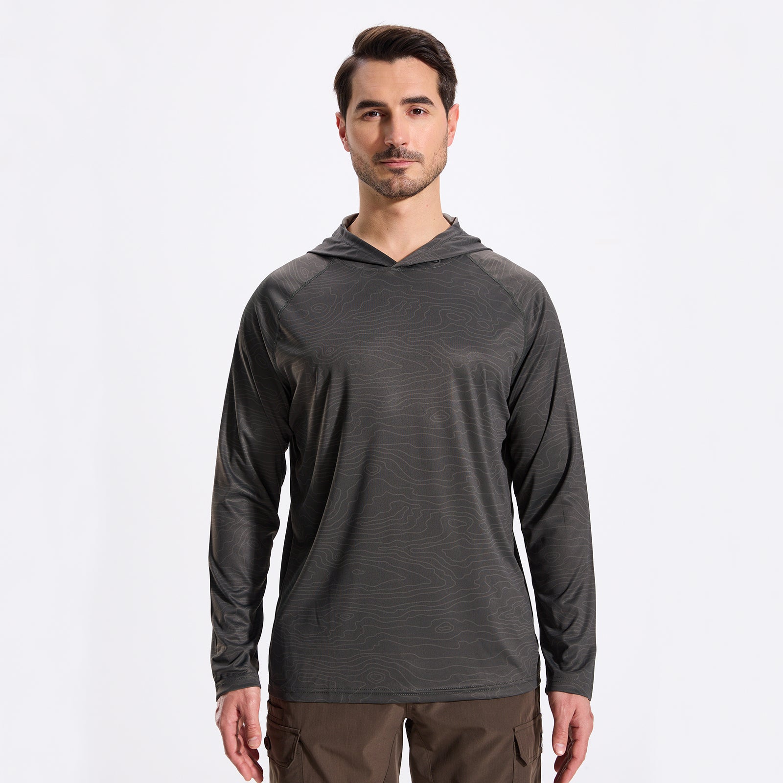 LOOGU Men's UPF 50+ Long Sleeve Shirts T70