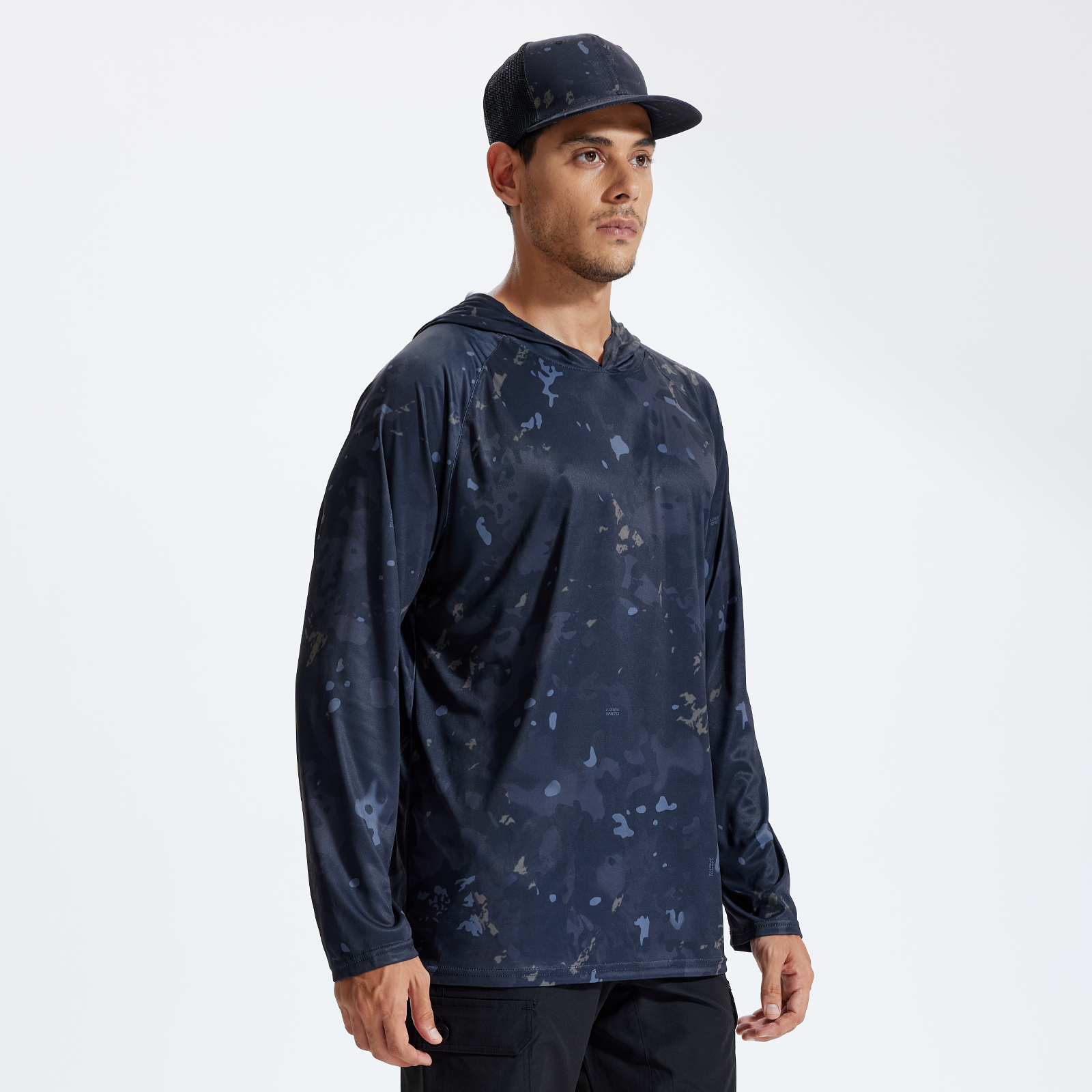 LOOGU Men’s Fishing Hoodie Long Sleeve Shirt T70