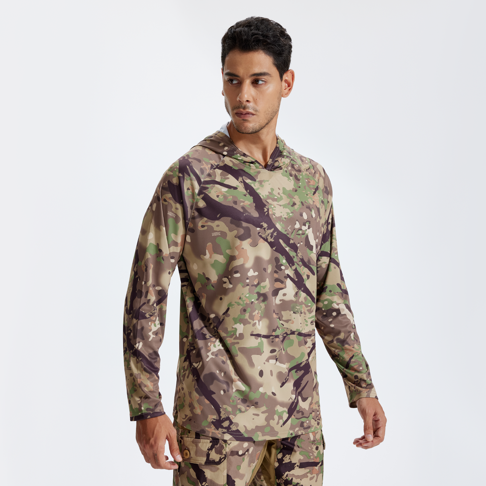 LOOGU Hunting Hoodie Long Sleeve Shirt T70