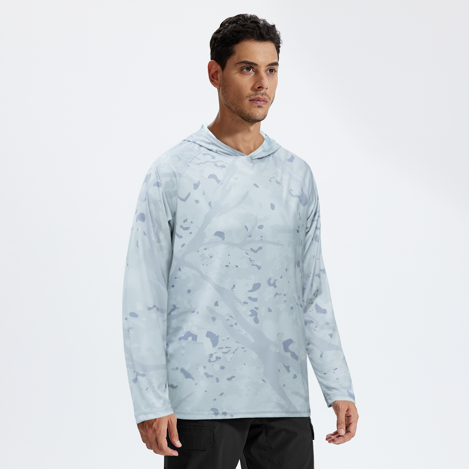 LOOGU Men’s Fishing Hoodie Long Sleeve Shirt T70