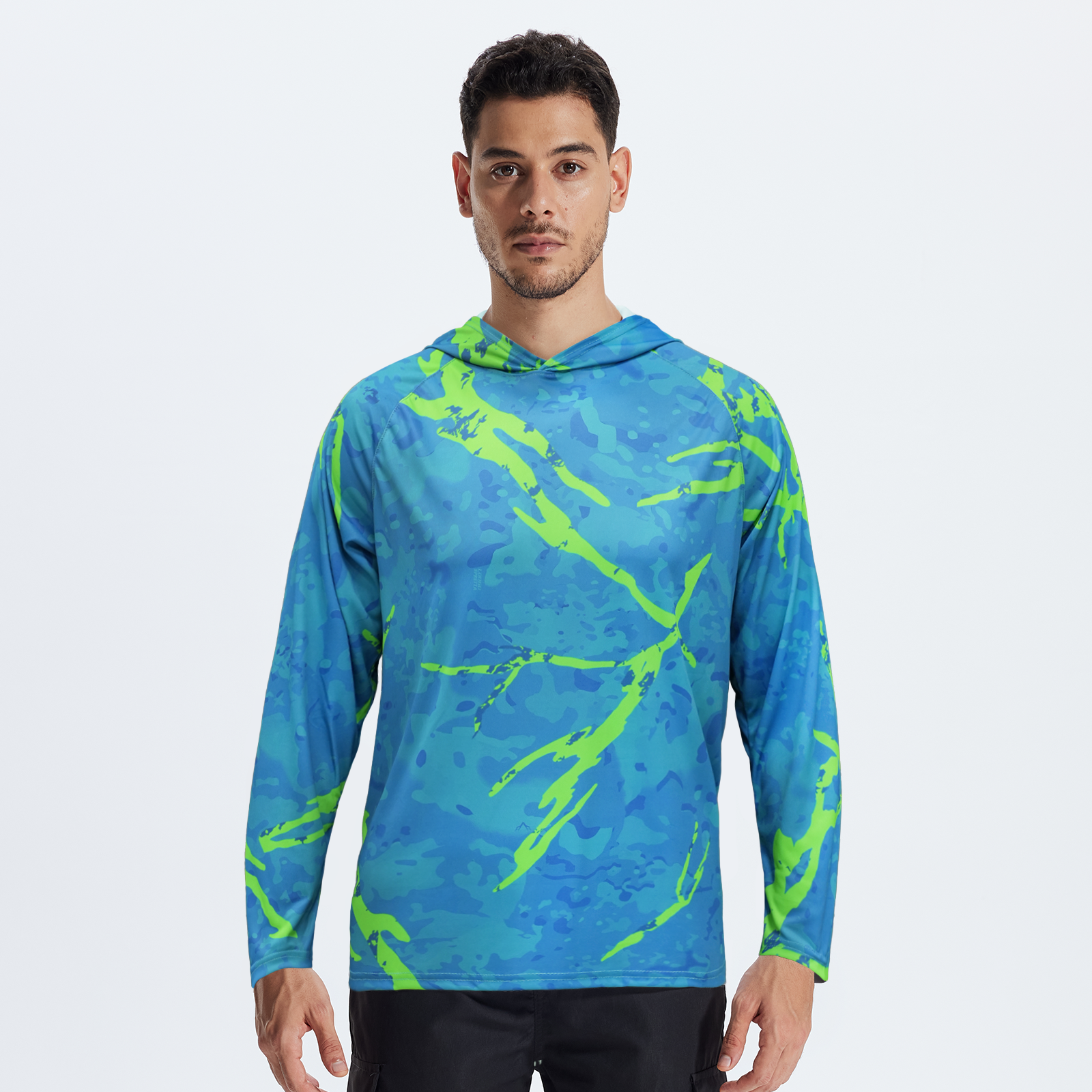 LOOGU Men’s Fishing Hoodie Long Sleeve Shirt T70