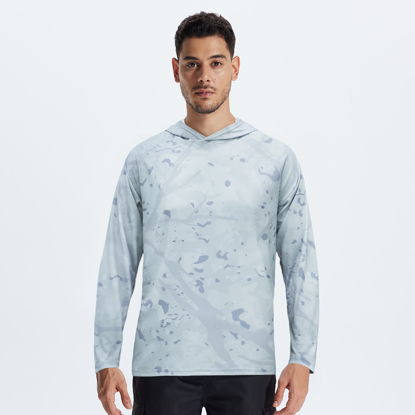 LOOGU Men’s Fishing Hoodie Long Sleeve Shirt T70