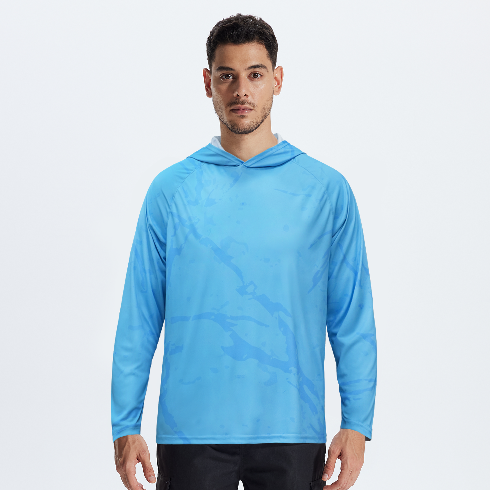 LOOGU Men’s Fishing Hoodie Long Sleeve Shirt T70