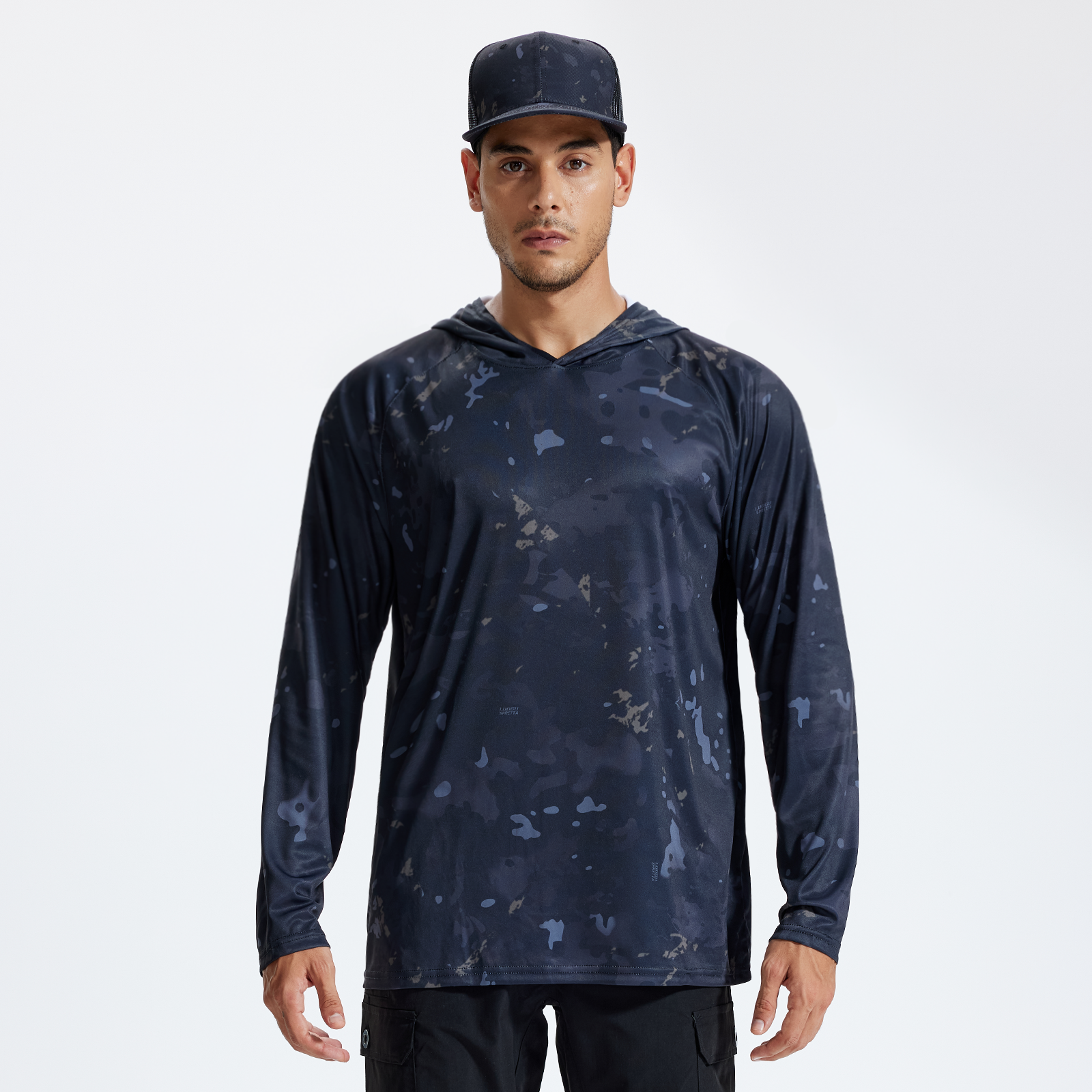 LOOGU Men’s Fishing Hoodie Long Sleeve Shirt T70