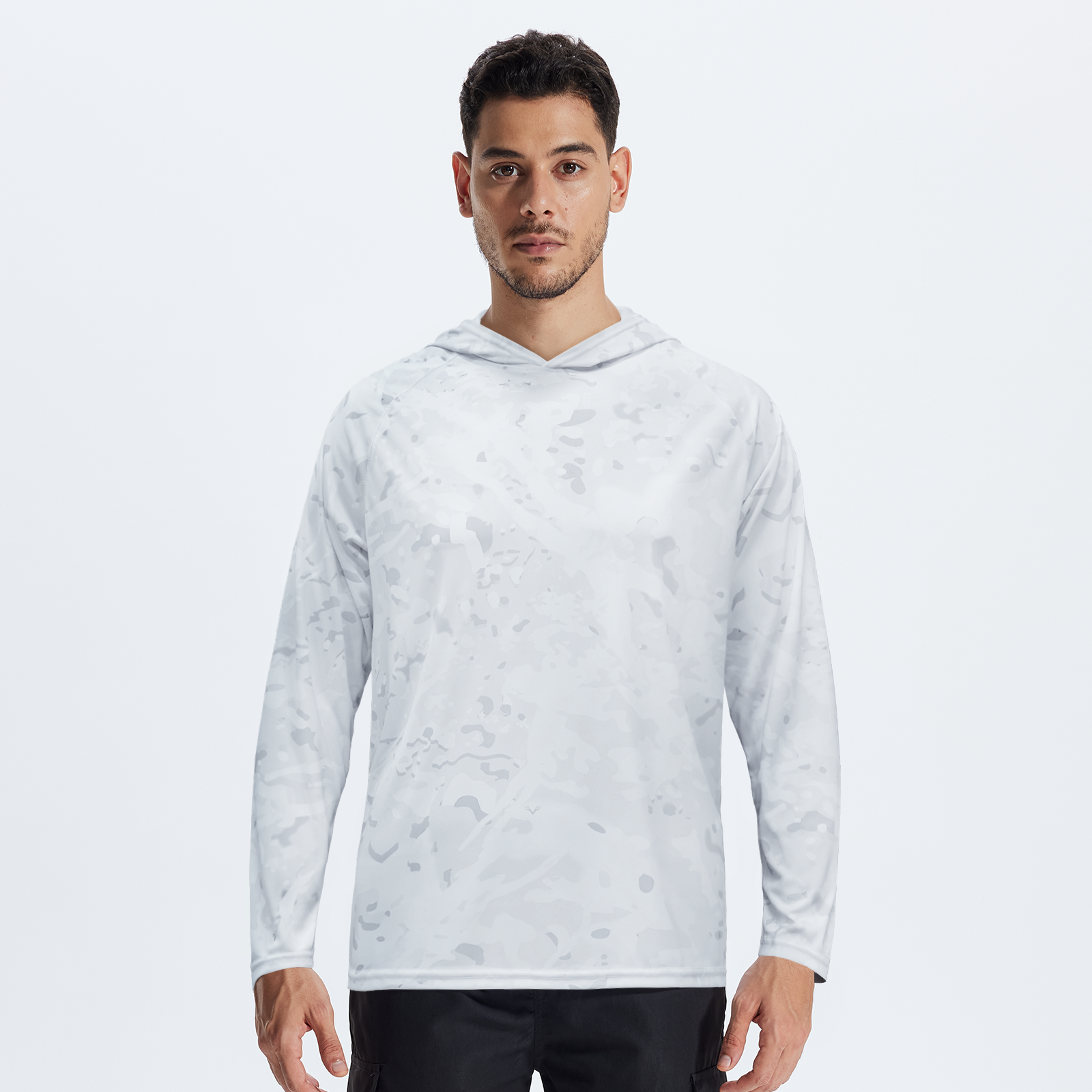 LOOGU Men’s Fishing Hoodie Long Sleeve Shirt T70