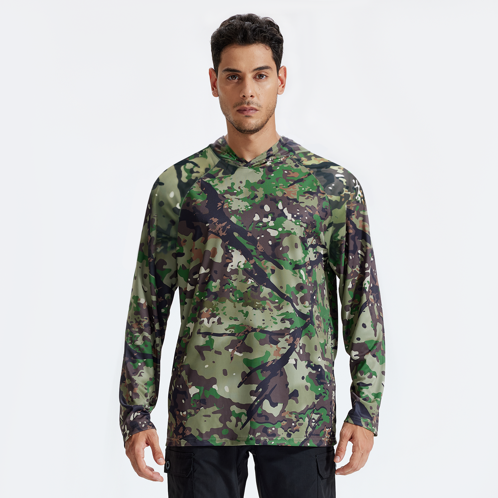 LOOGU Hunting Hoodie Long Sleeve Shirt T70