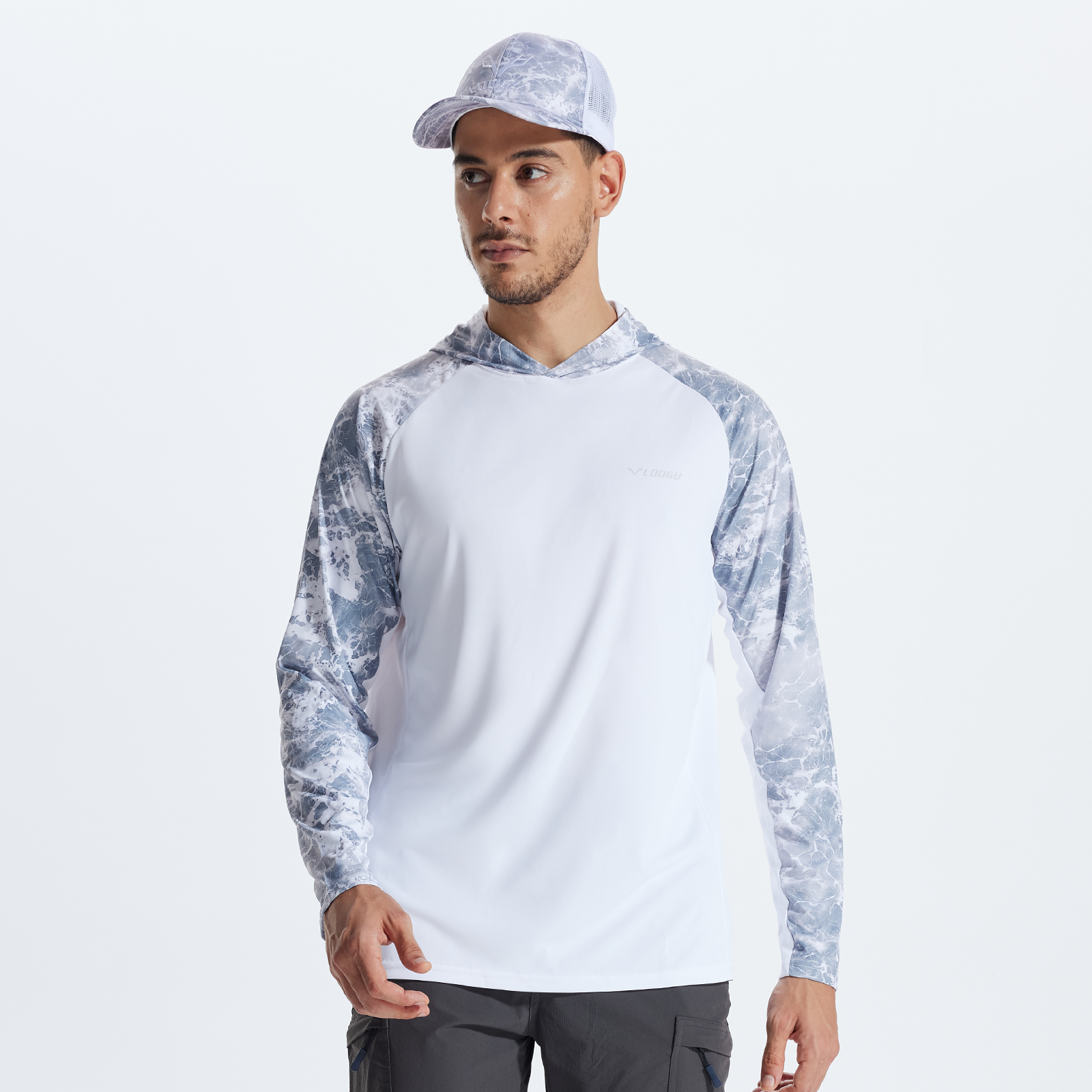 LOOGU Outdoor Leisure Hoodie Long Sleeve Shirt T73