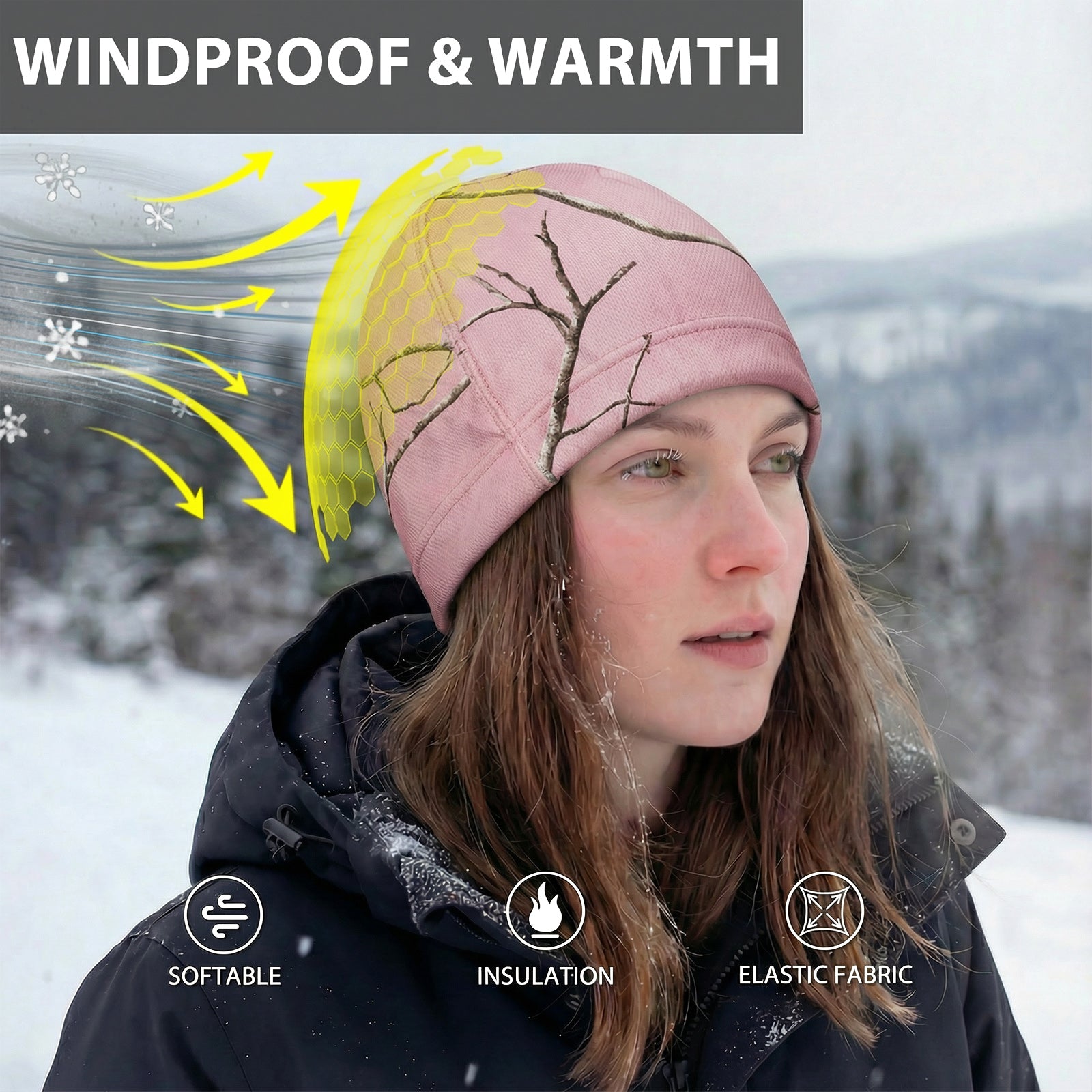 LOOGU Unisex Winter Camo Beanie WB09