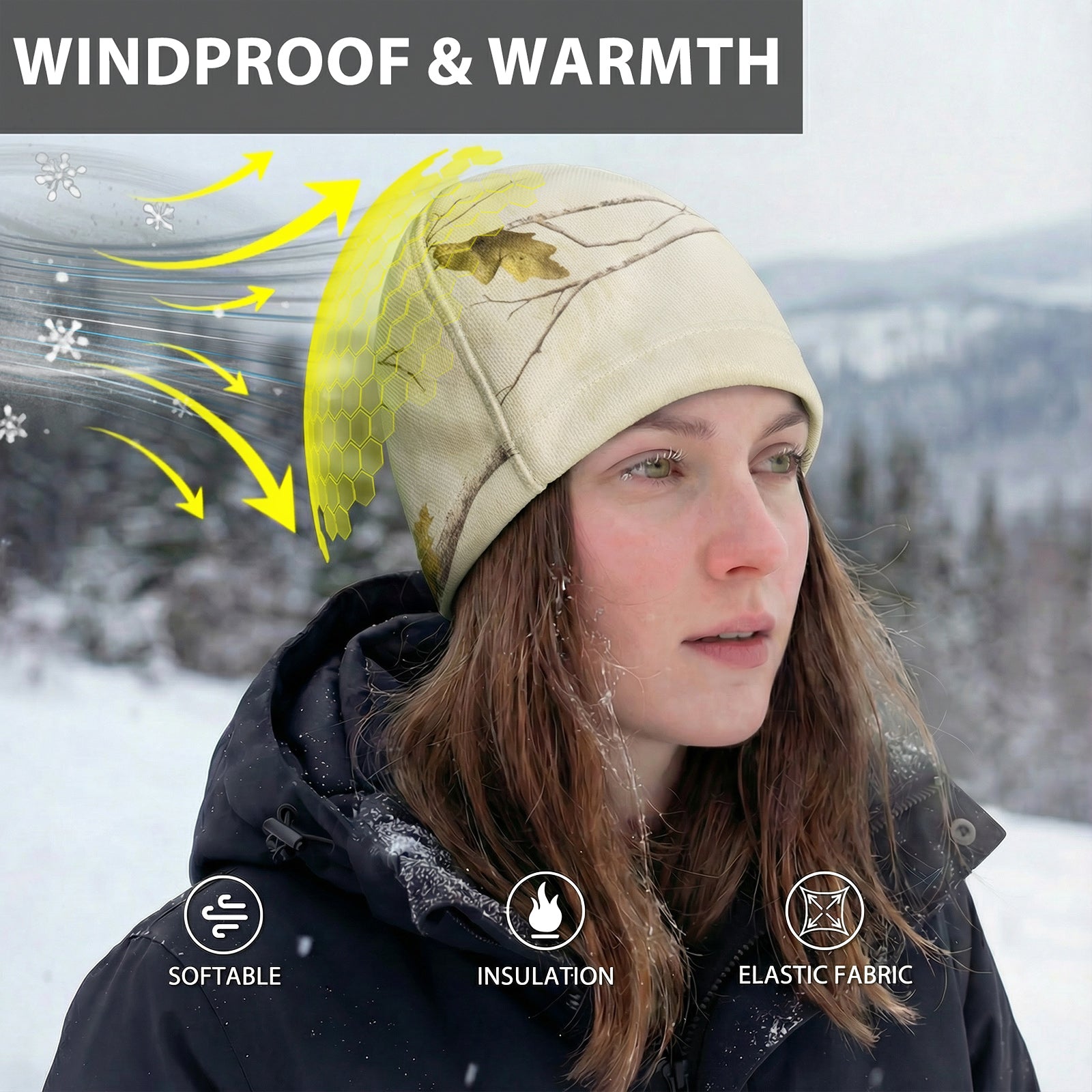 LOOGU Unisex Winter Camo Beanie WB09