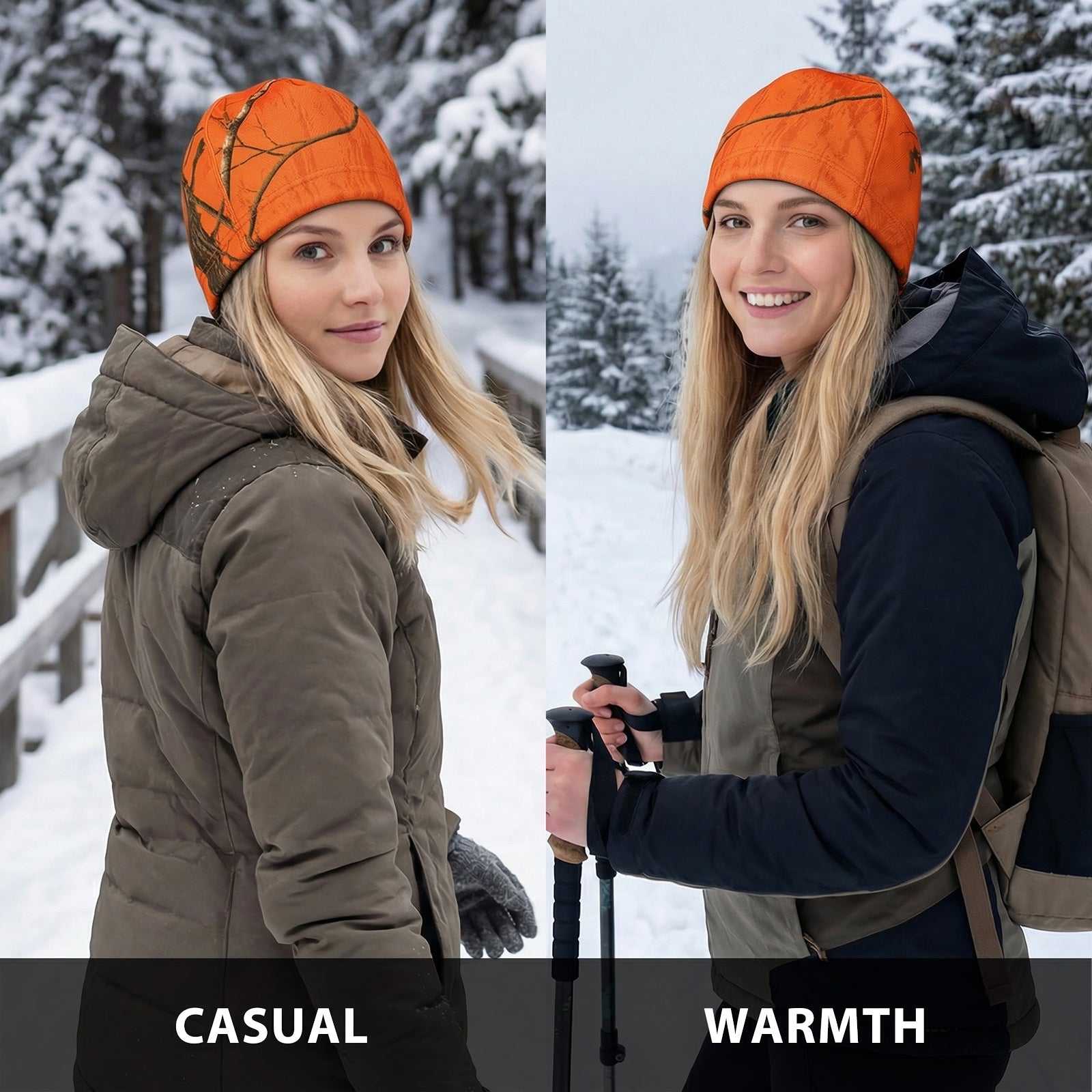 LOOGU Unisex Winter Camo Beanie WB09