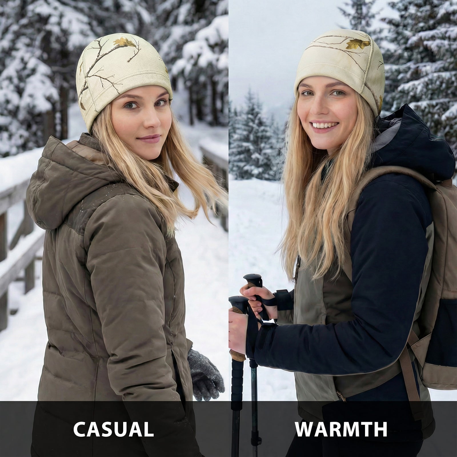 LOOGU Unisex Winter Camo Beanie WB09