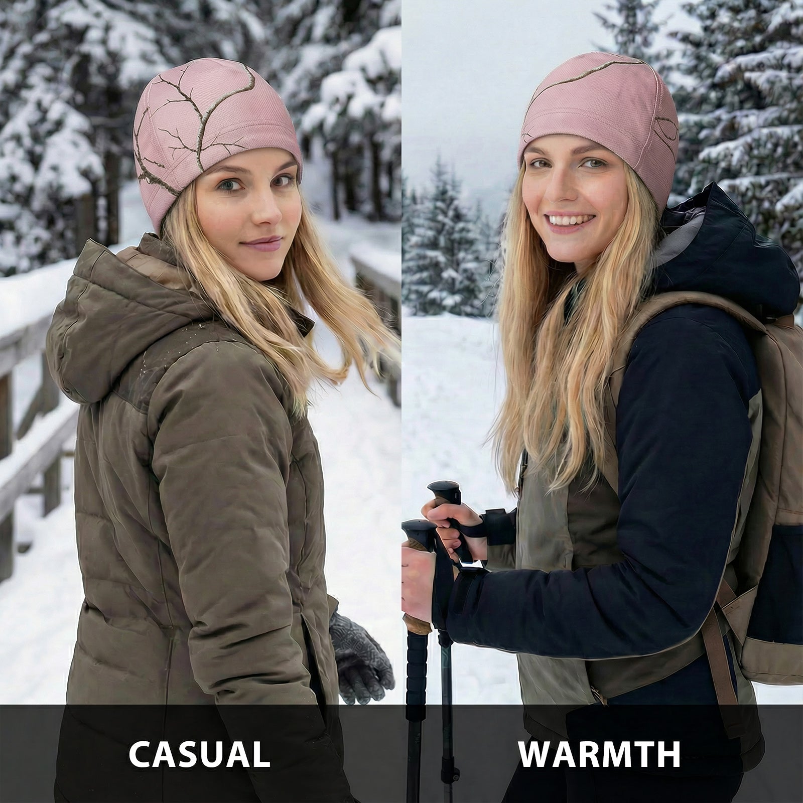 LOOGU Unisex Winter Camo Beanie WB09