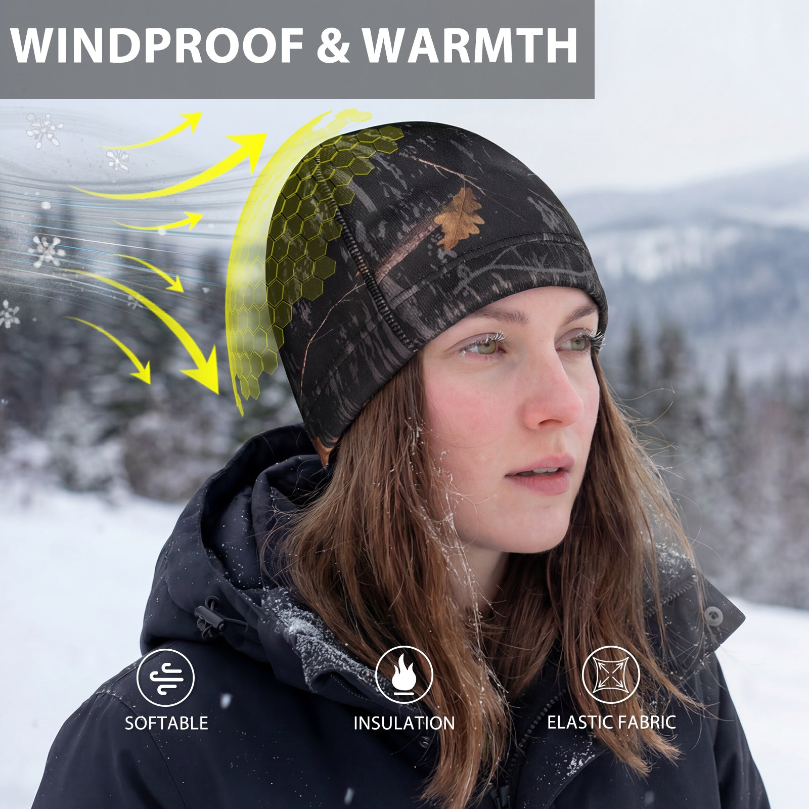 LOOGU Unisex Winter Camo Beanie WB09