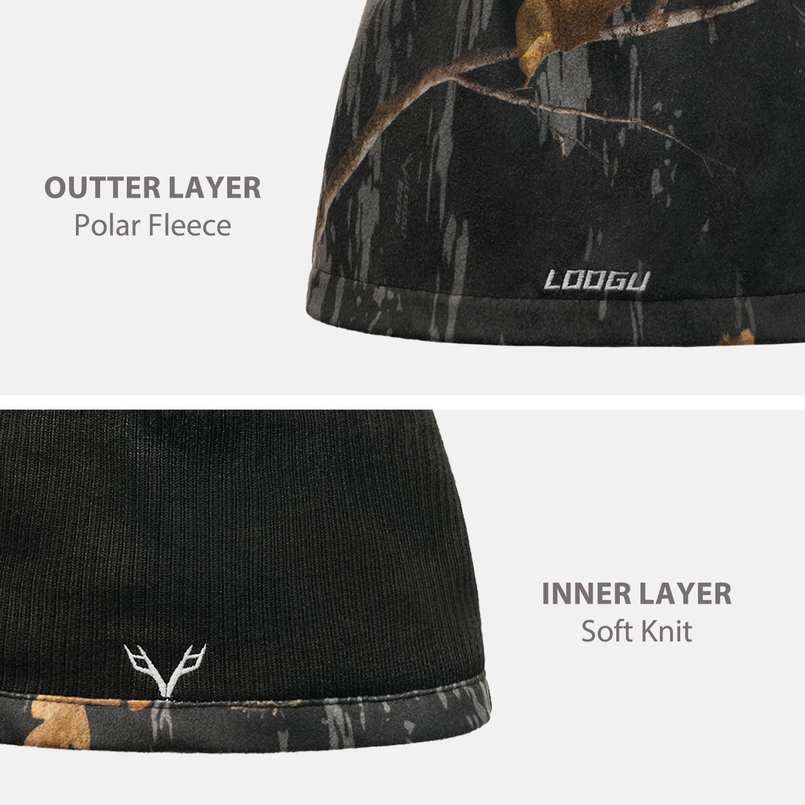 LOOGU Unisex Winter Camo Beanie WB10