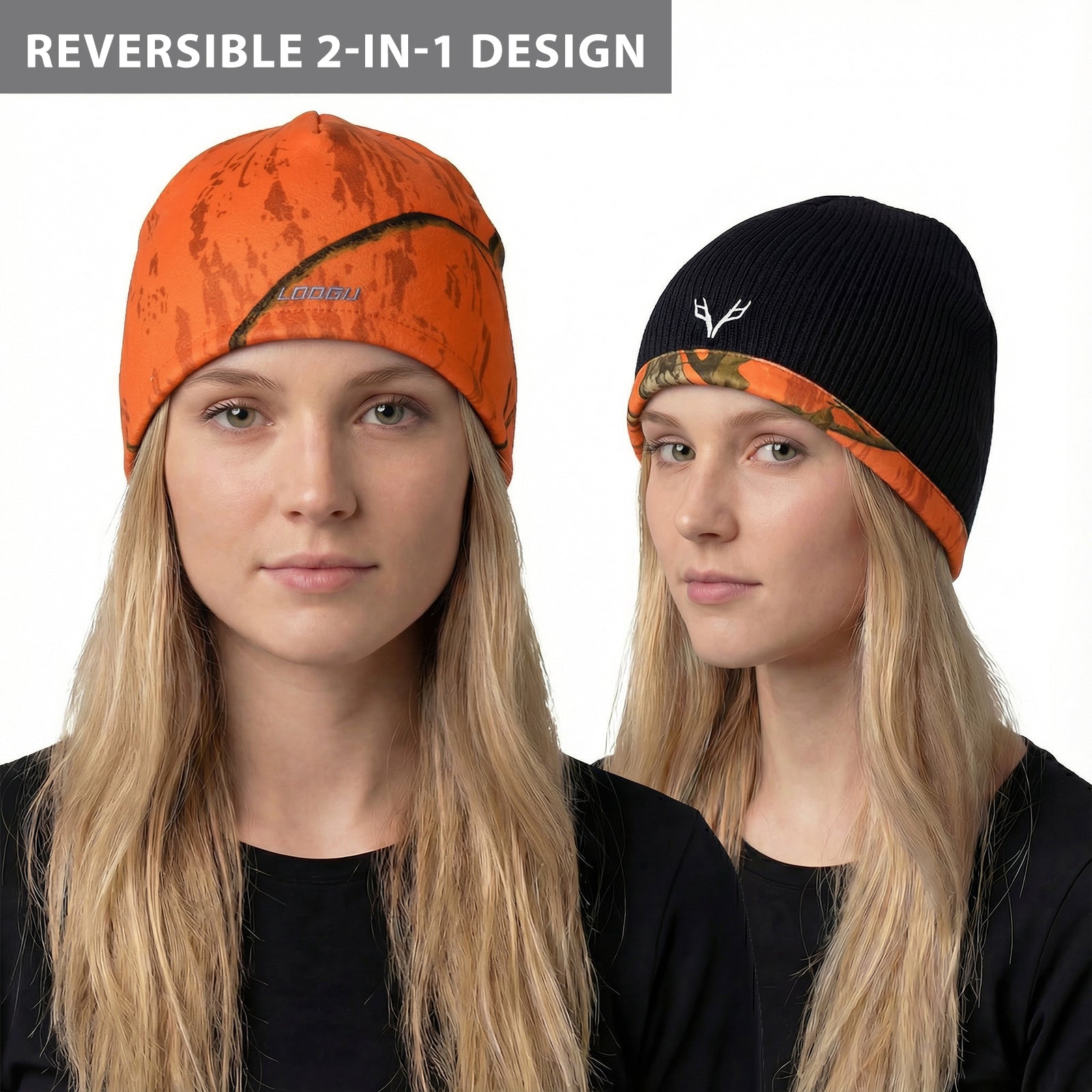 LOOGU Unisex Winter Camo Beanie WB10