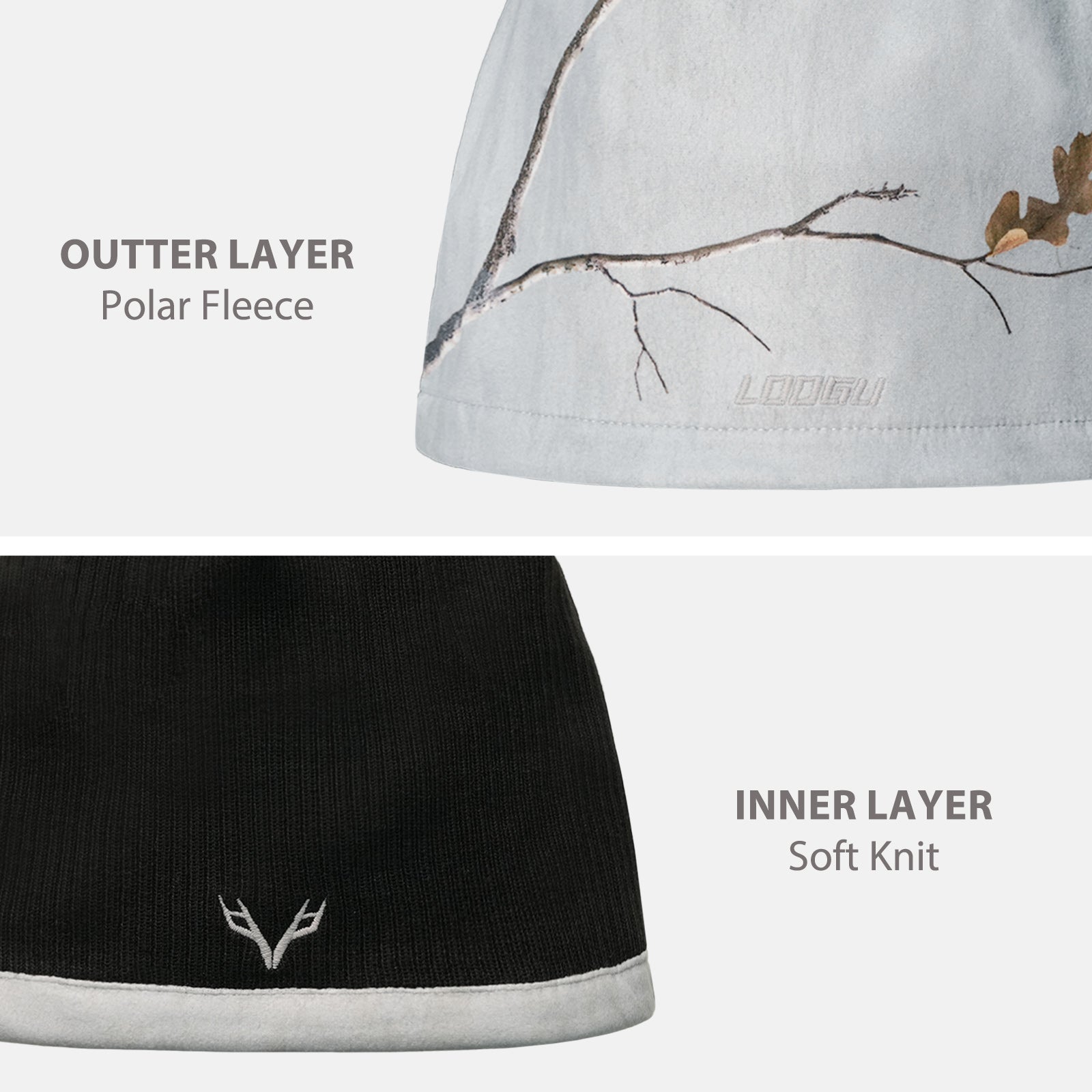 LOOGU Unisex Winter Camo Beanie WB10