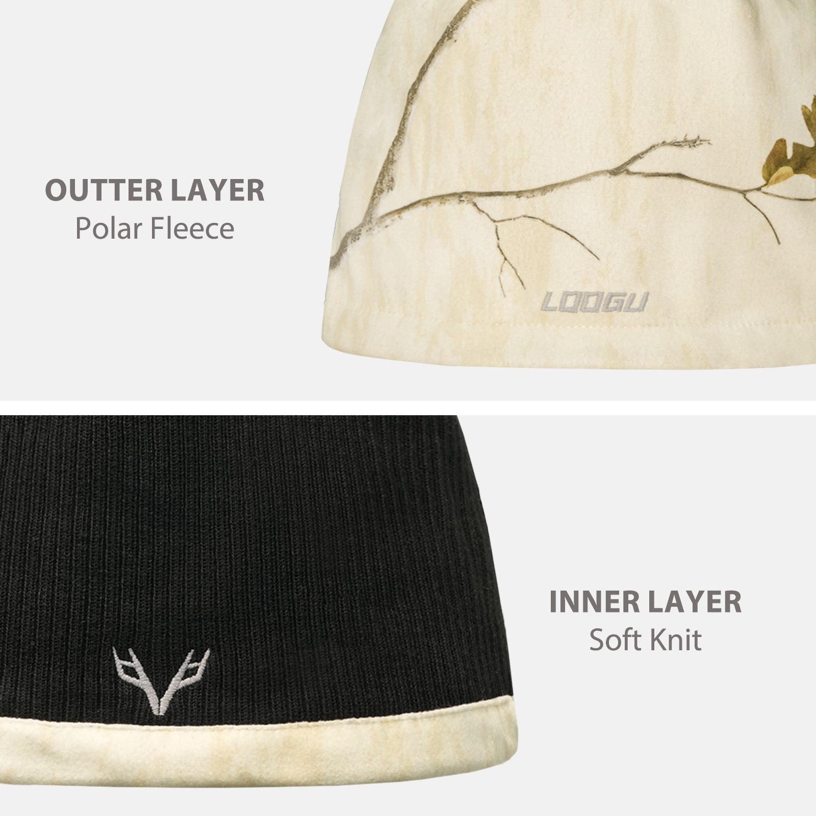 LOOGU Unisex Winter Camo Beanie WB10