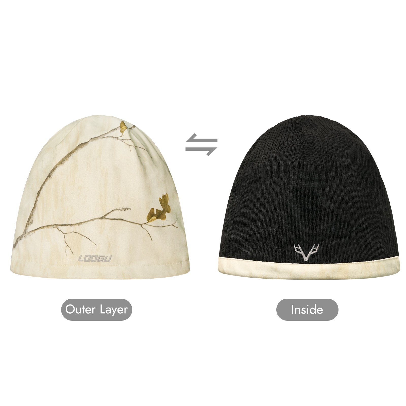 LOOGU Unisex Winter Camo Beanie WB10