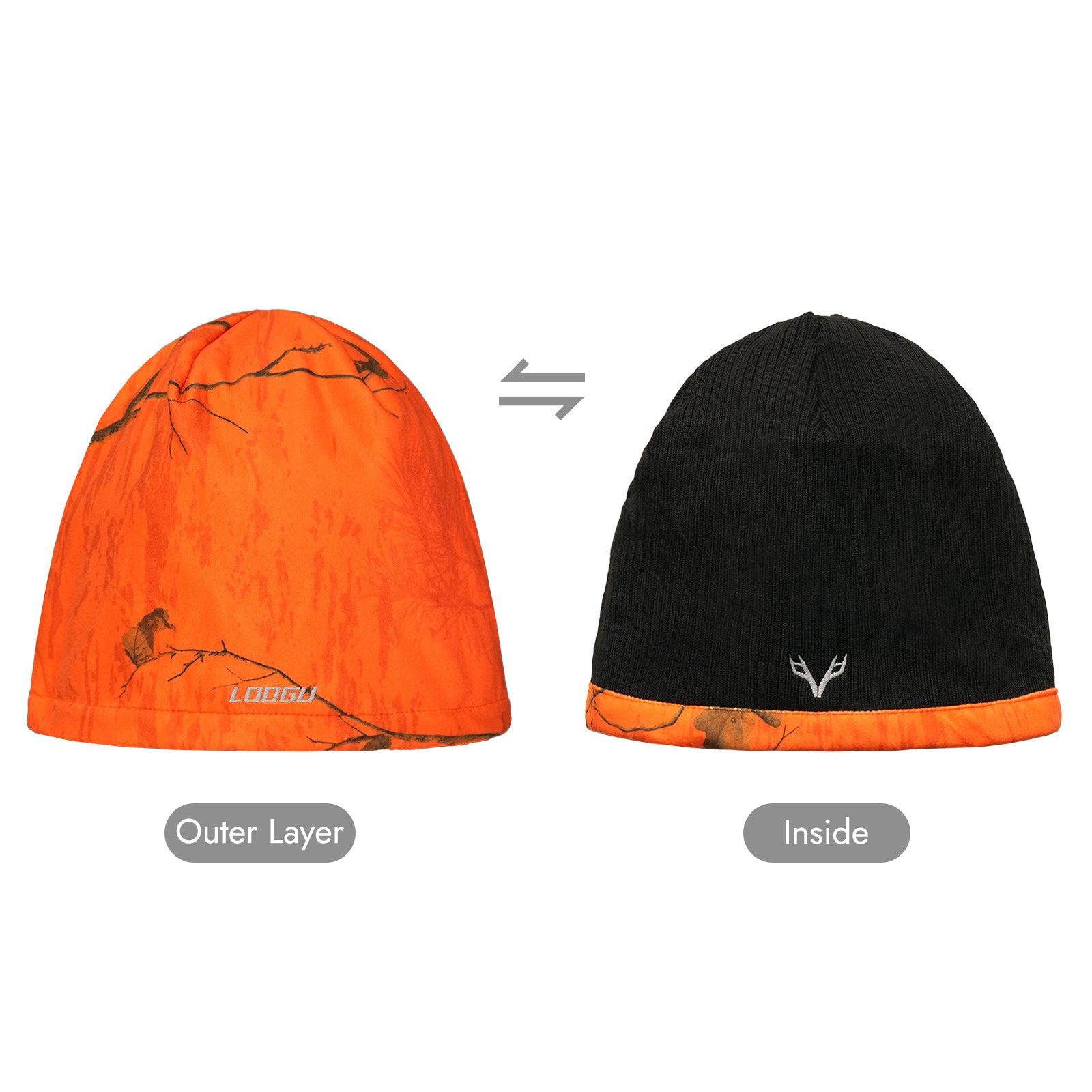 LOOGU Unisex Winter Camo Beanie WB10