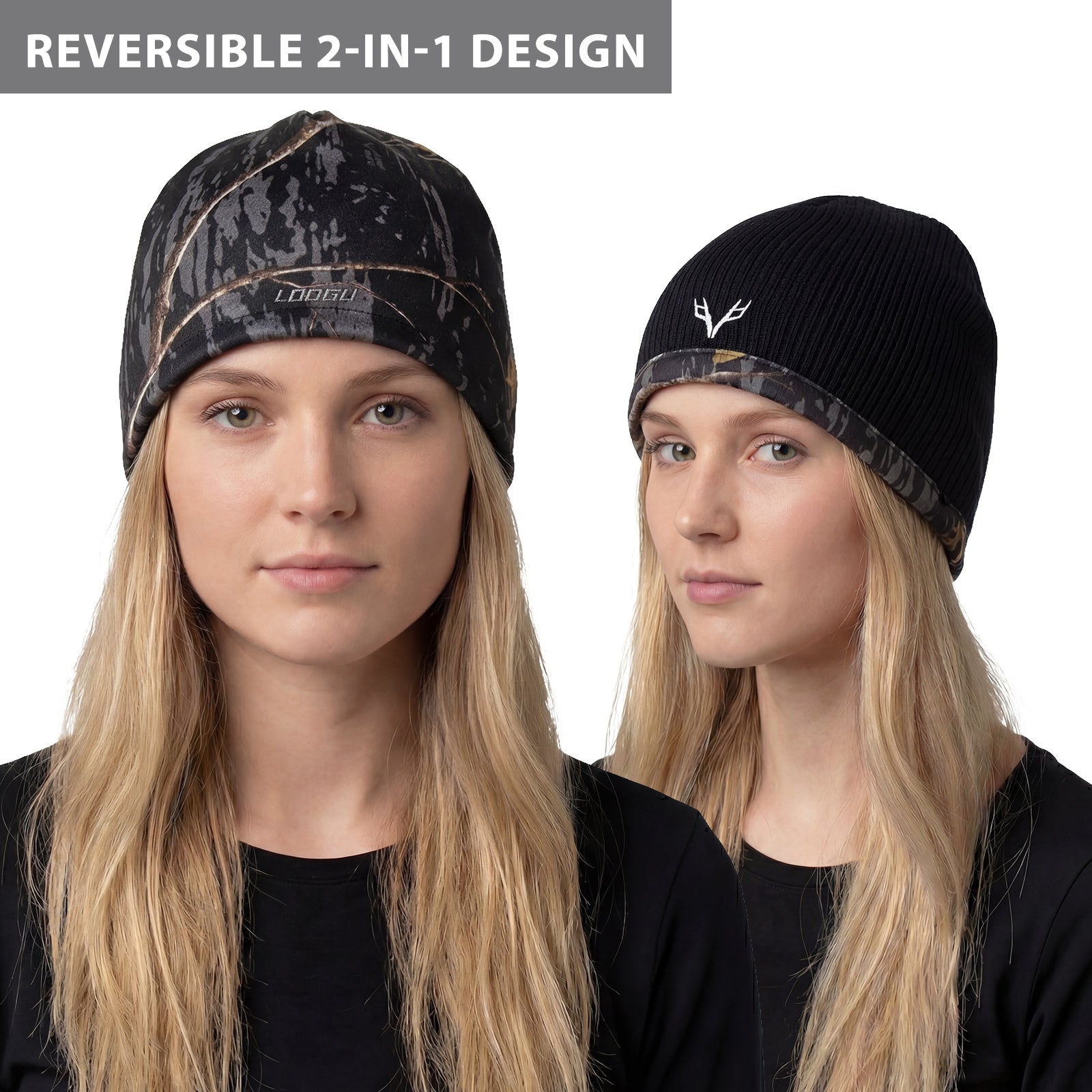LOOGU Unisex Winter Camo Beanie WB10